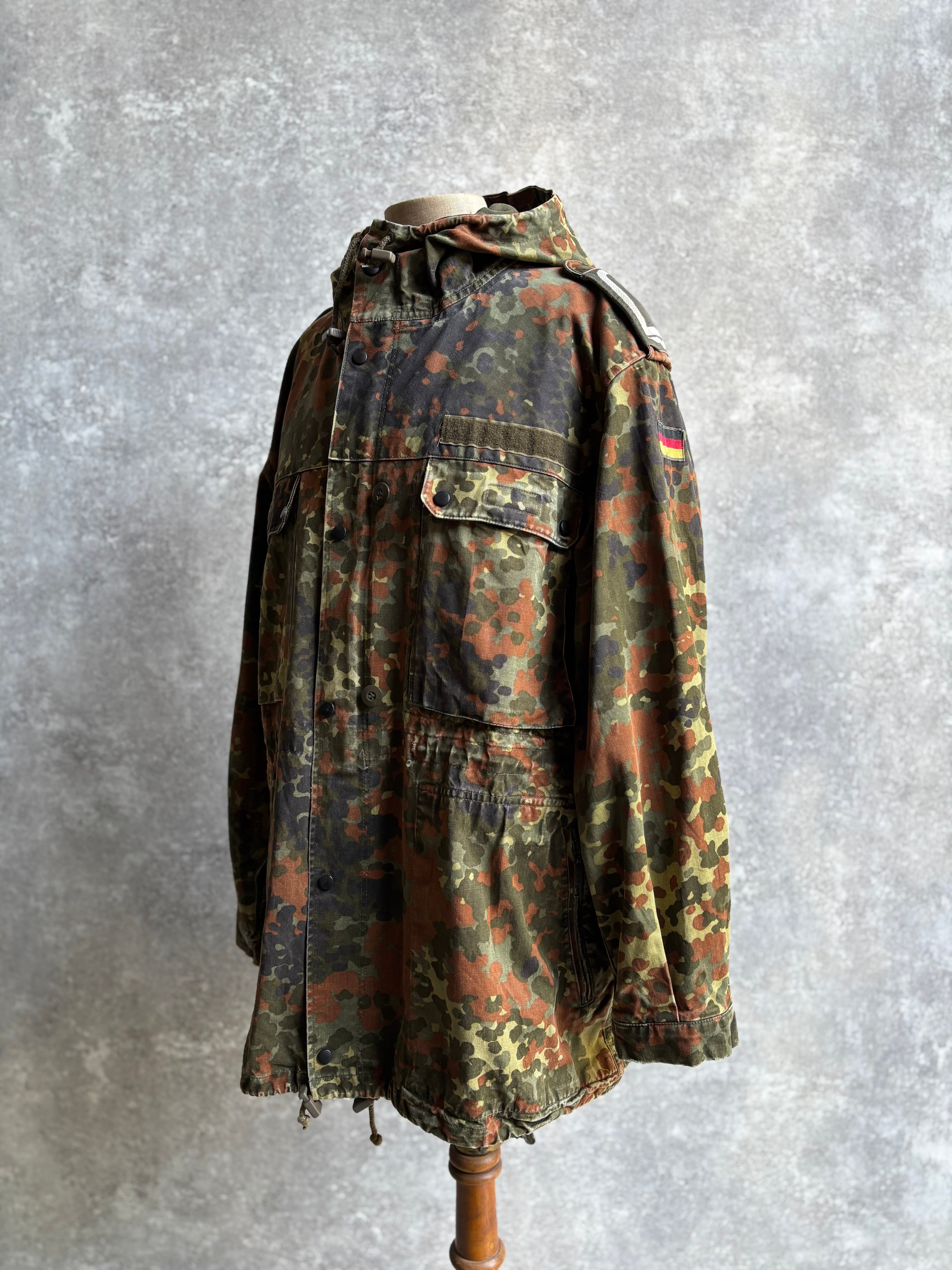 【~1990's】German Bundeswehr Flecktarn Camouflage Parka