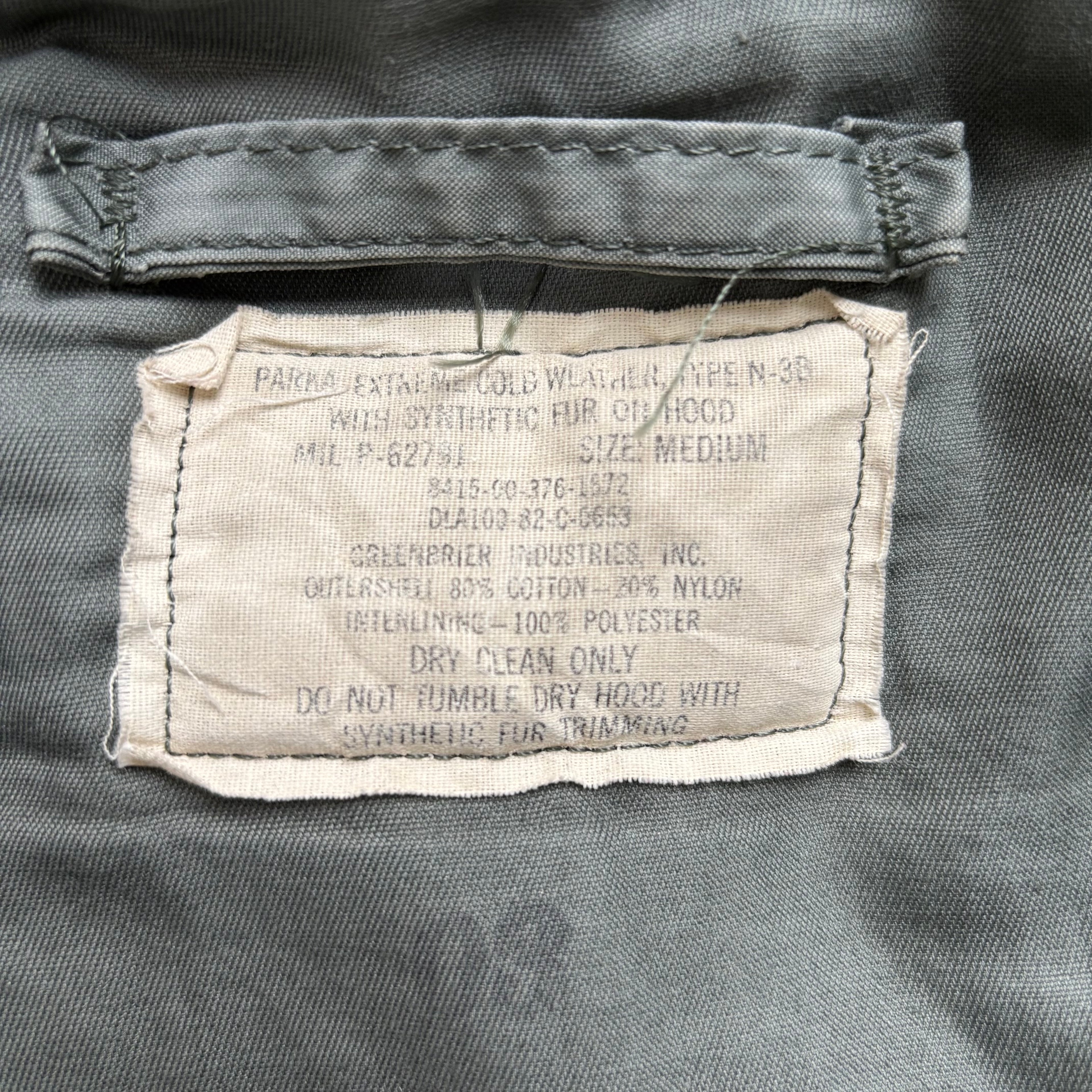 [1982] USAF N-3B EXTREME COLD WEATHER PARKA