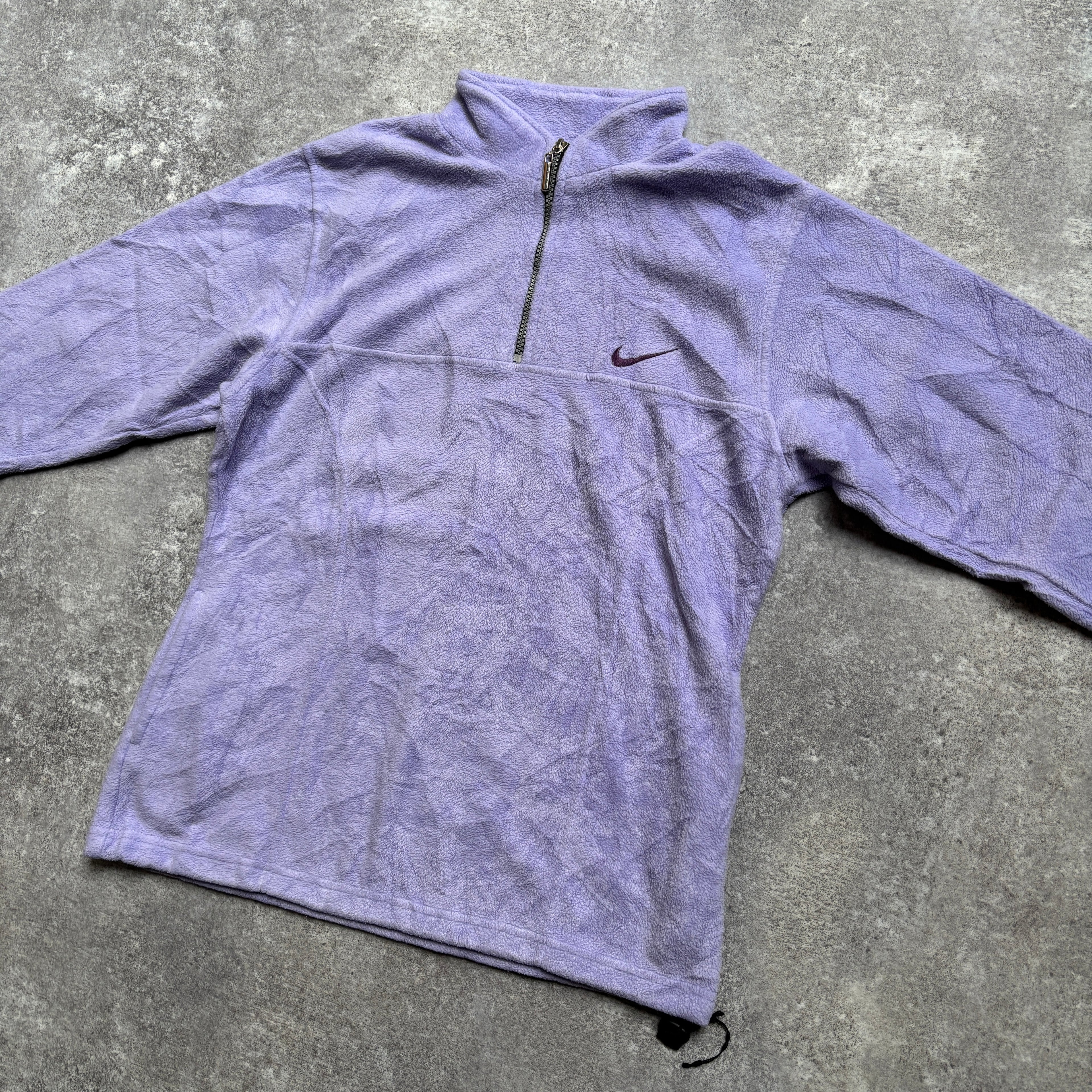 [1990's] Nike Purple Half Zip Fleece Pullover