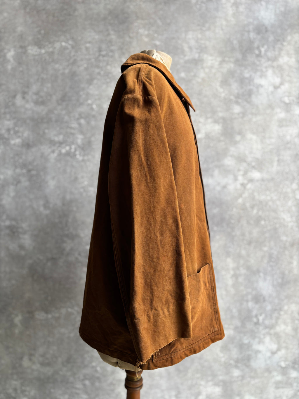 【~1980's】Vintage French Railway Brown Work Jacket