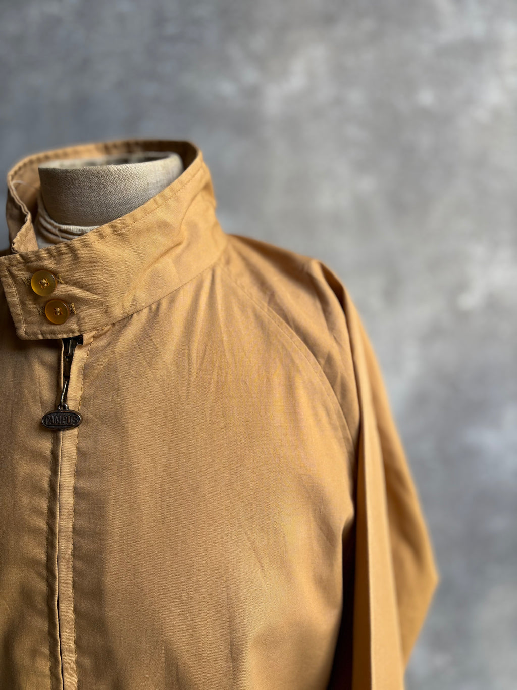 【1970's】Campus Drizzler Jacket with Serval Zipper