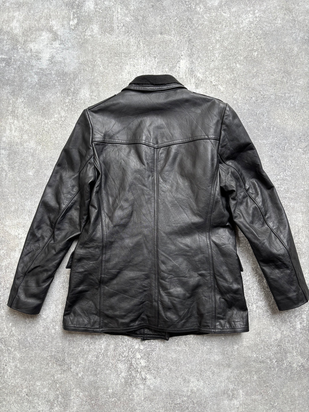 【1991】Vintage Leather German Police Jacket