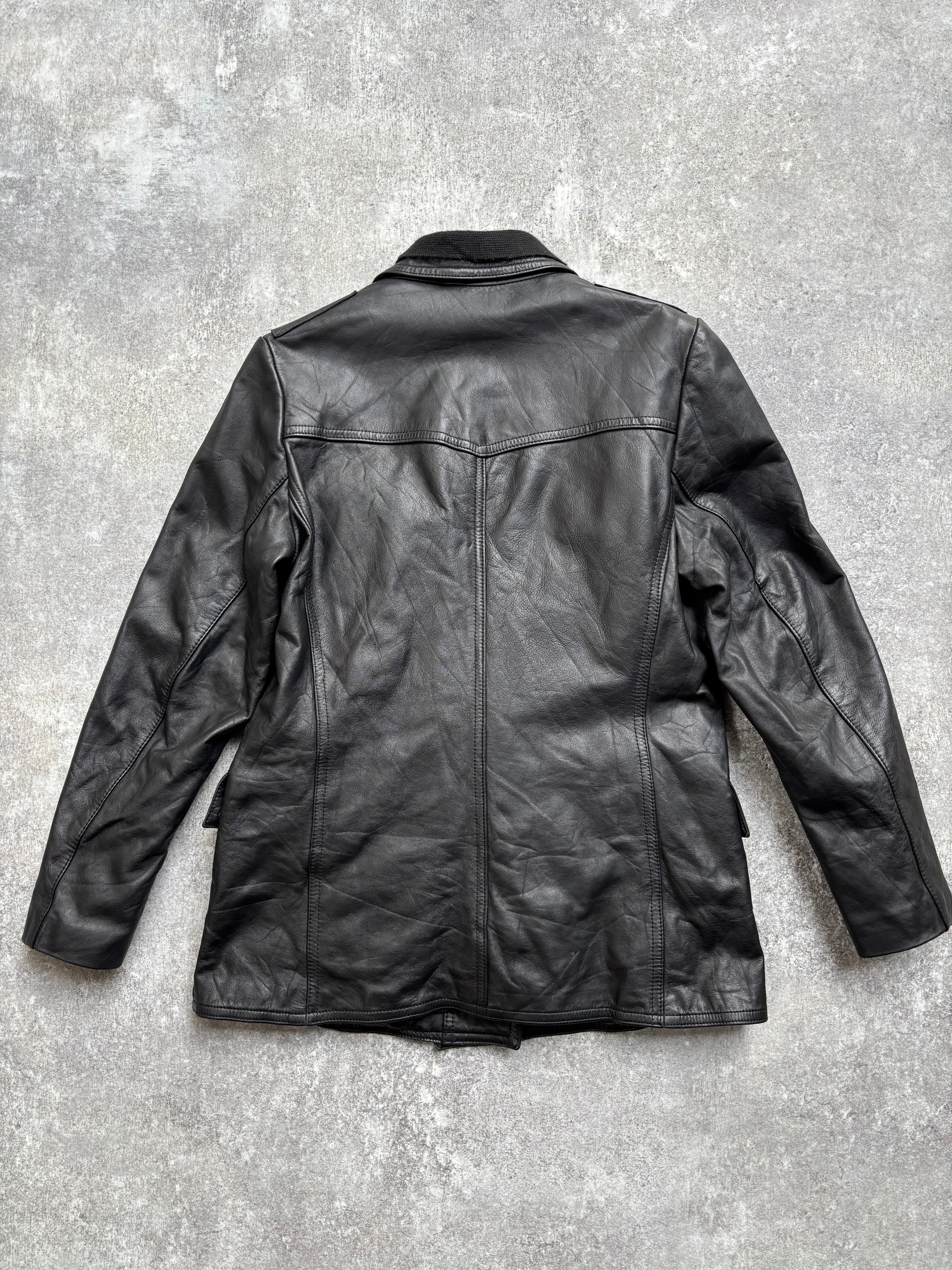 【1991】Vintage Leather German Police Jacket