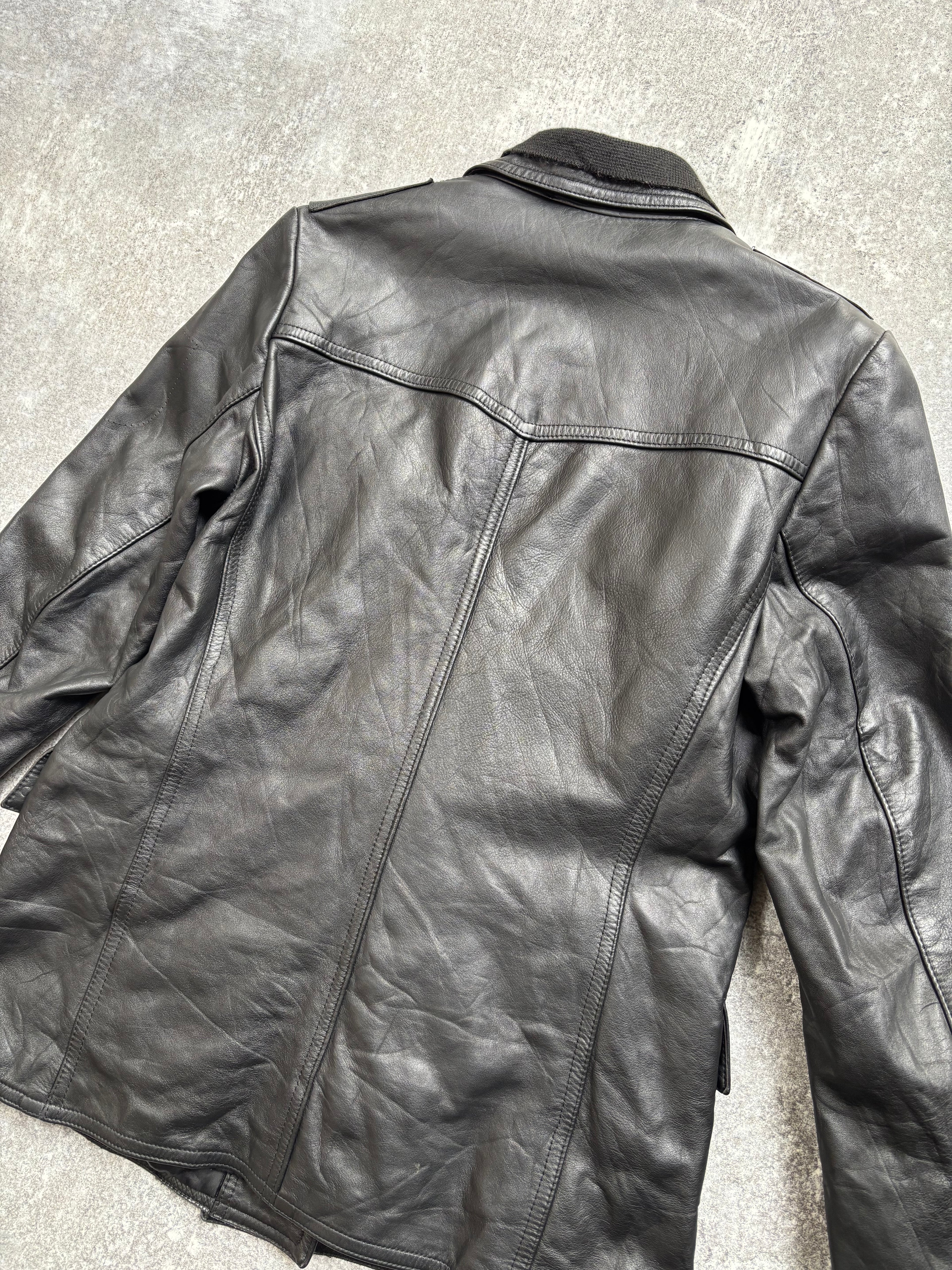 【1991】Vintage Leather German Police Jacket
