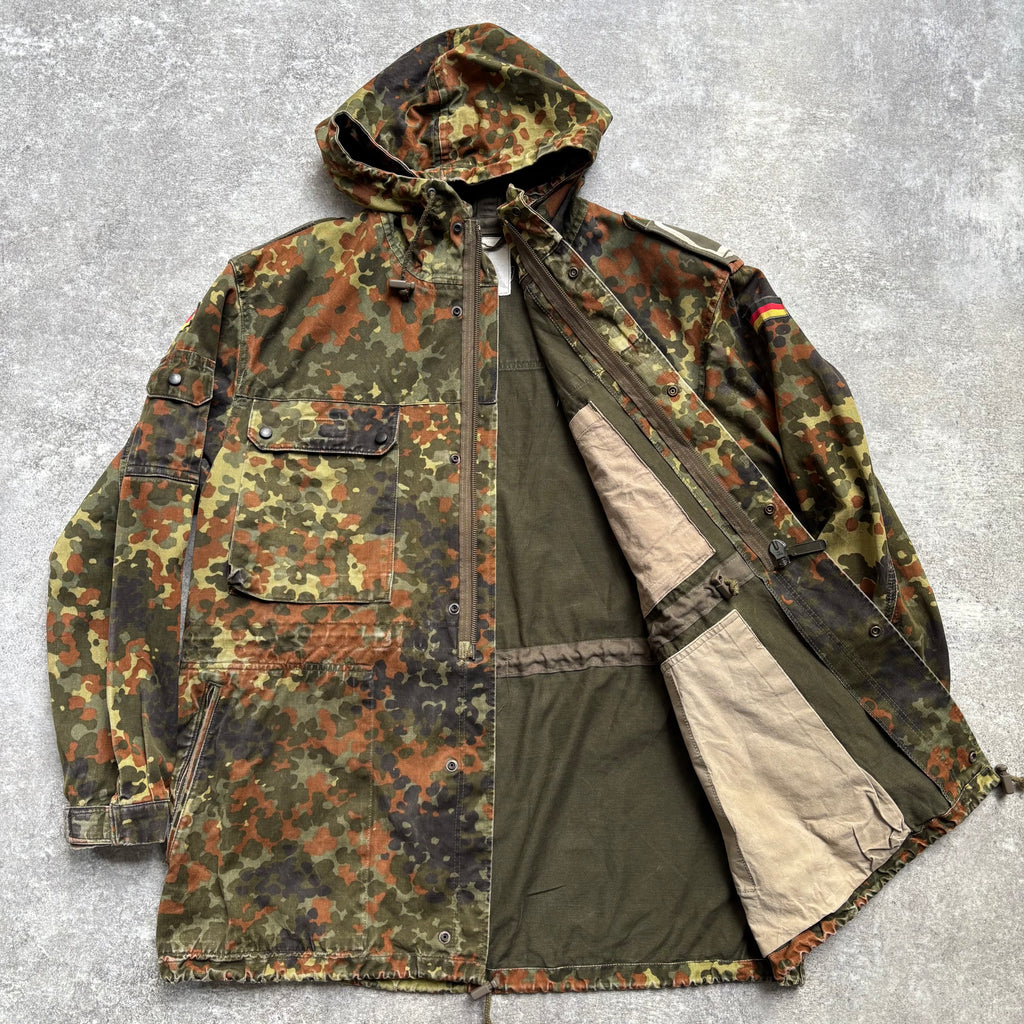 【~1990's】German Bundeswehr Flecktarn Camouflage Parka