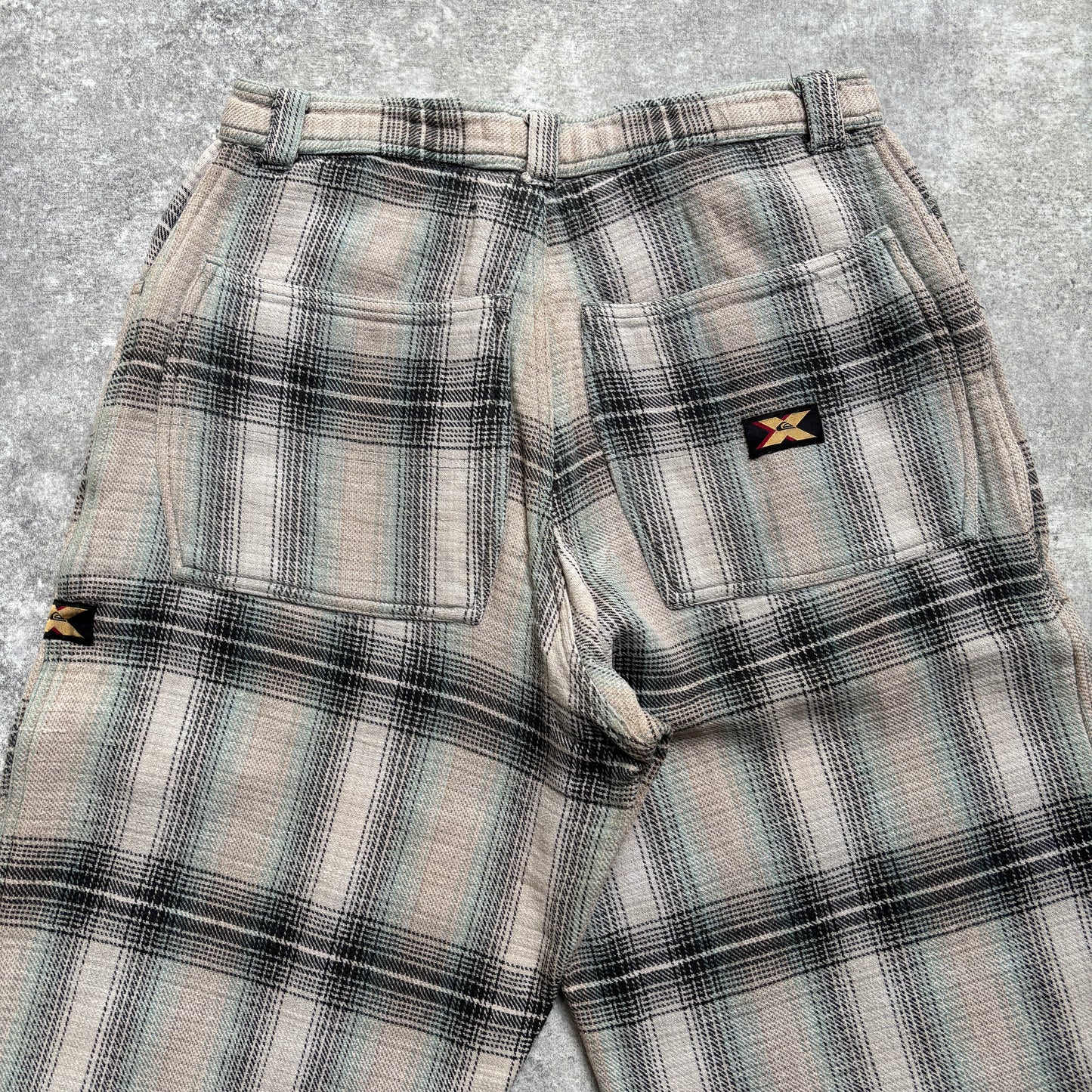 【1990's】Quiksilver Left Coast X-Culture Plaid Pants