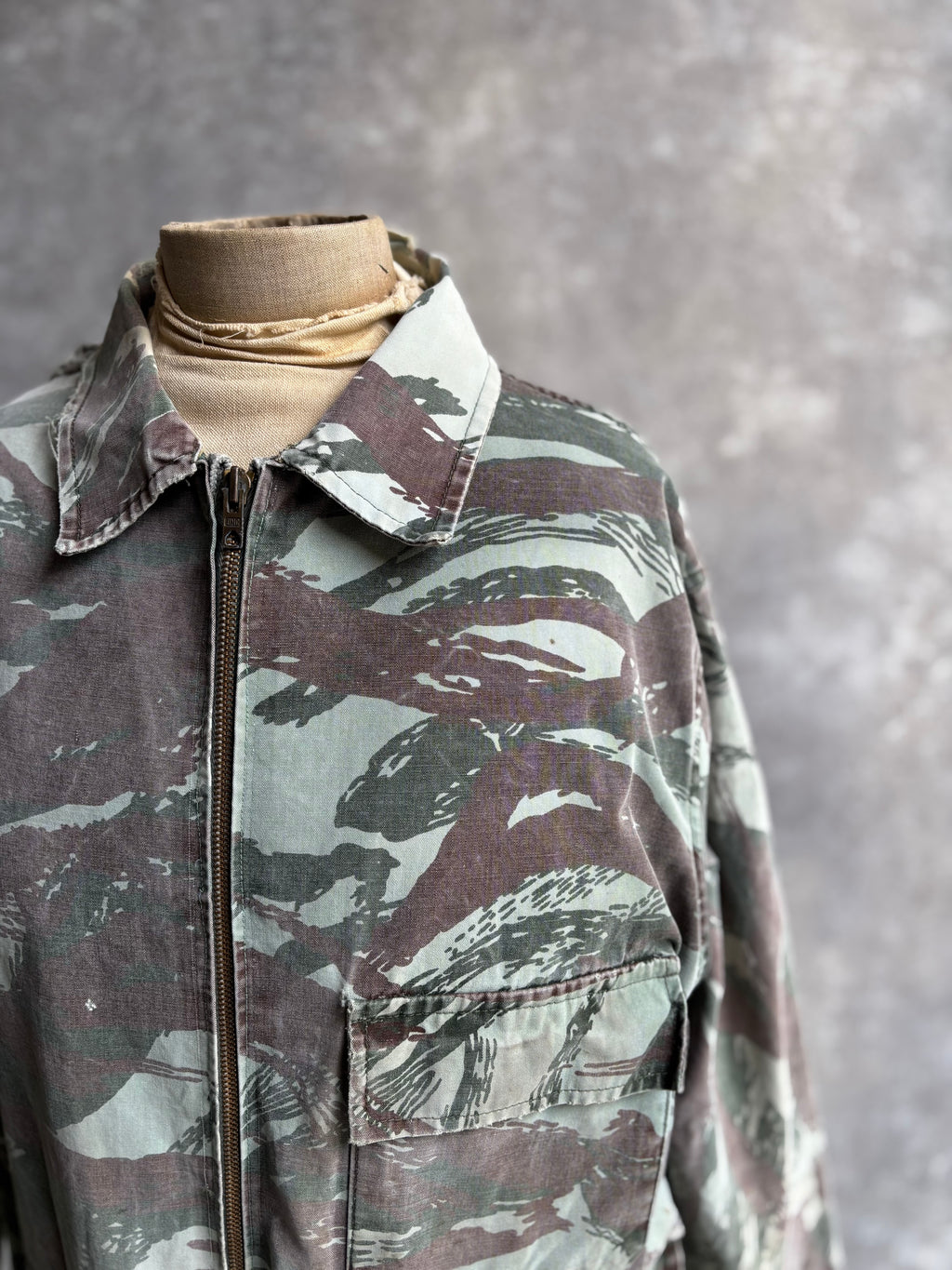 【~1970's】Vintage Lizard Camouflage Hunting Jacket『リザードカモフラージュ』