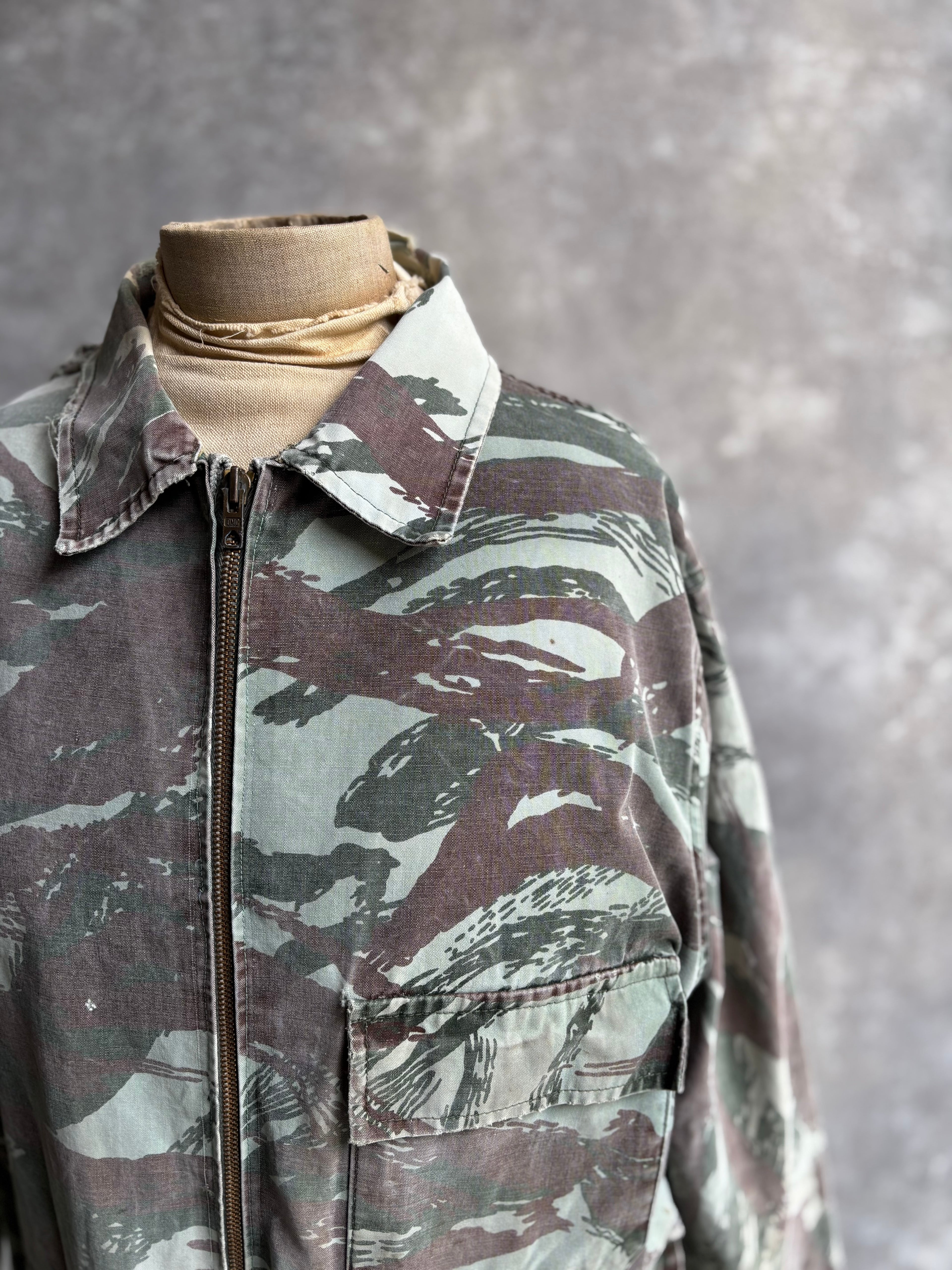 【~1970's】Vintage Lizard Camouflage Hunting Jacket『リザードカモフラージュ』