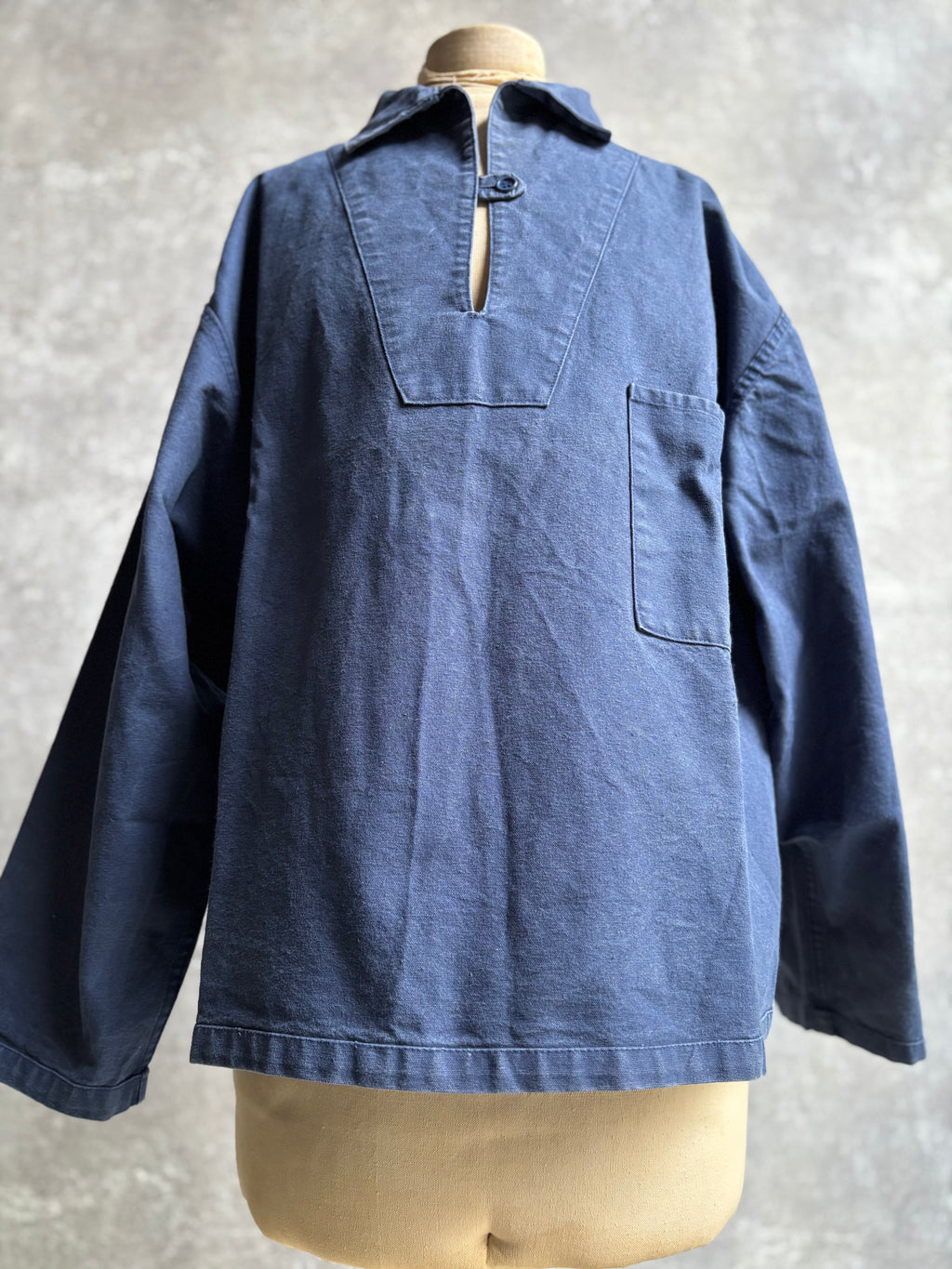 [1980's] Ababord Breton Fisherman Smock