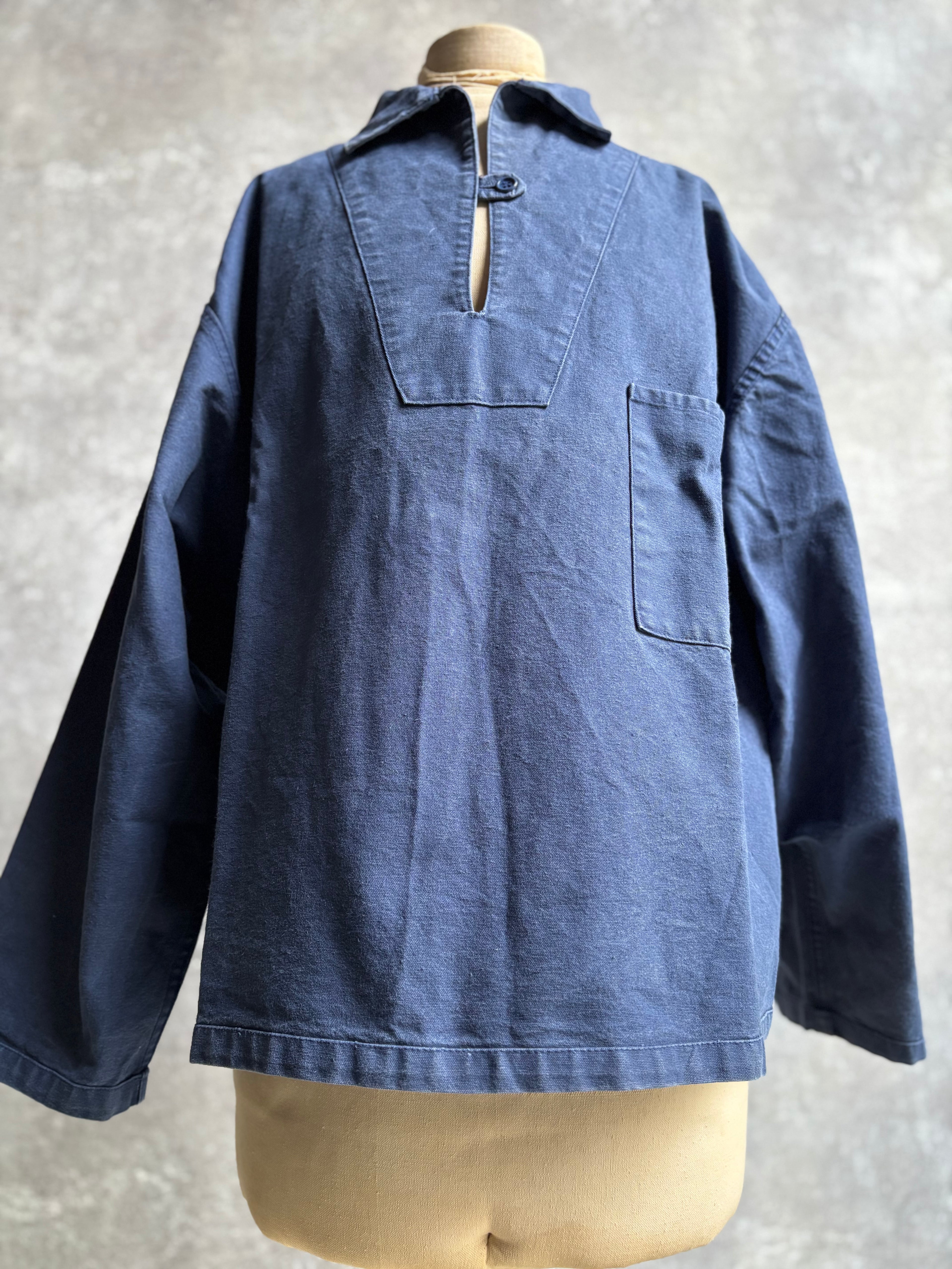 [1980's] Ababord Breton Fisherman Smock