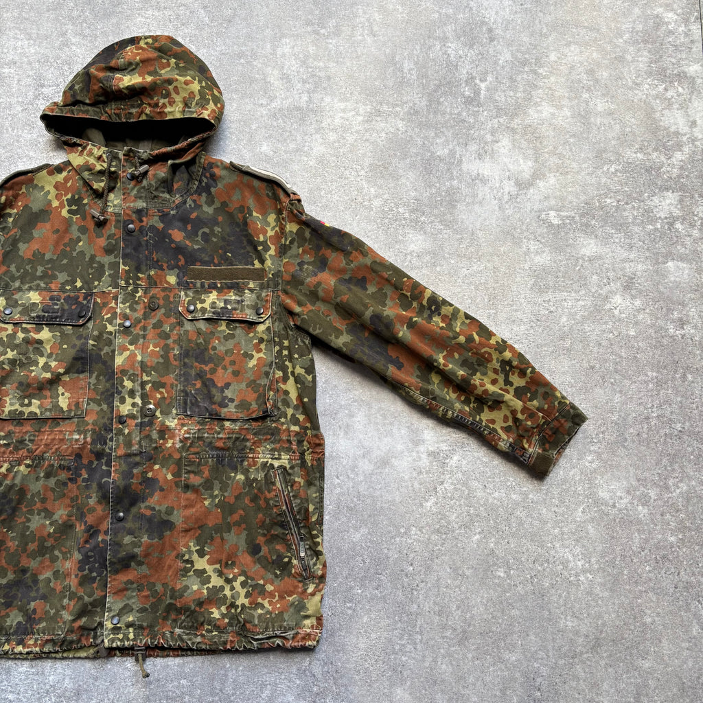 【~1990's】German Bundeswehr Flecktarn Camouflage Parka