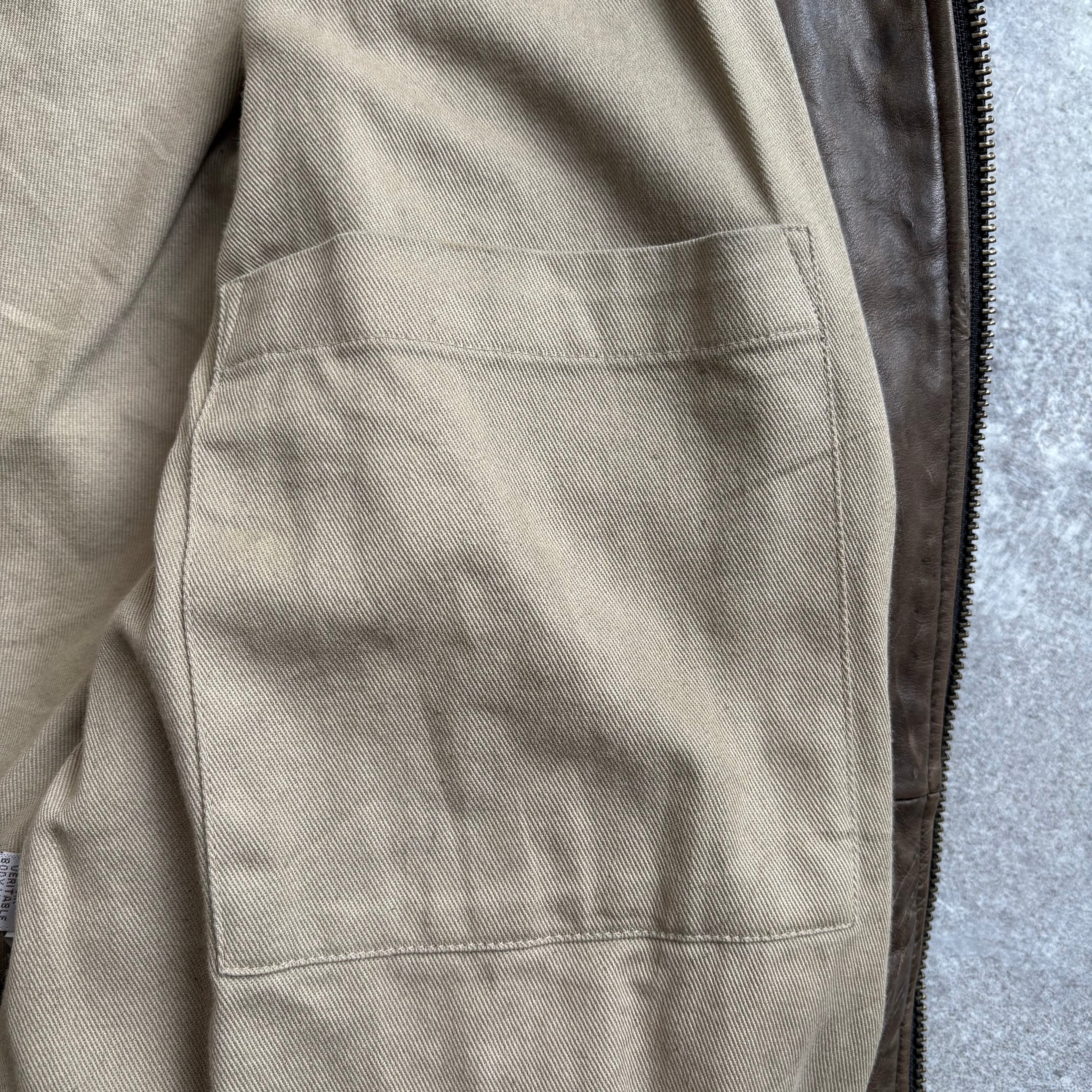 【1990's】Banana Republic Brown Leather Jacket