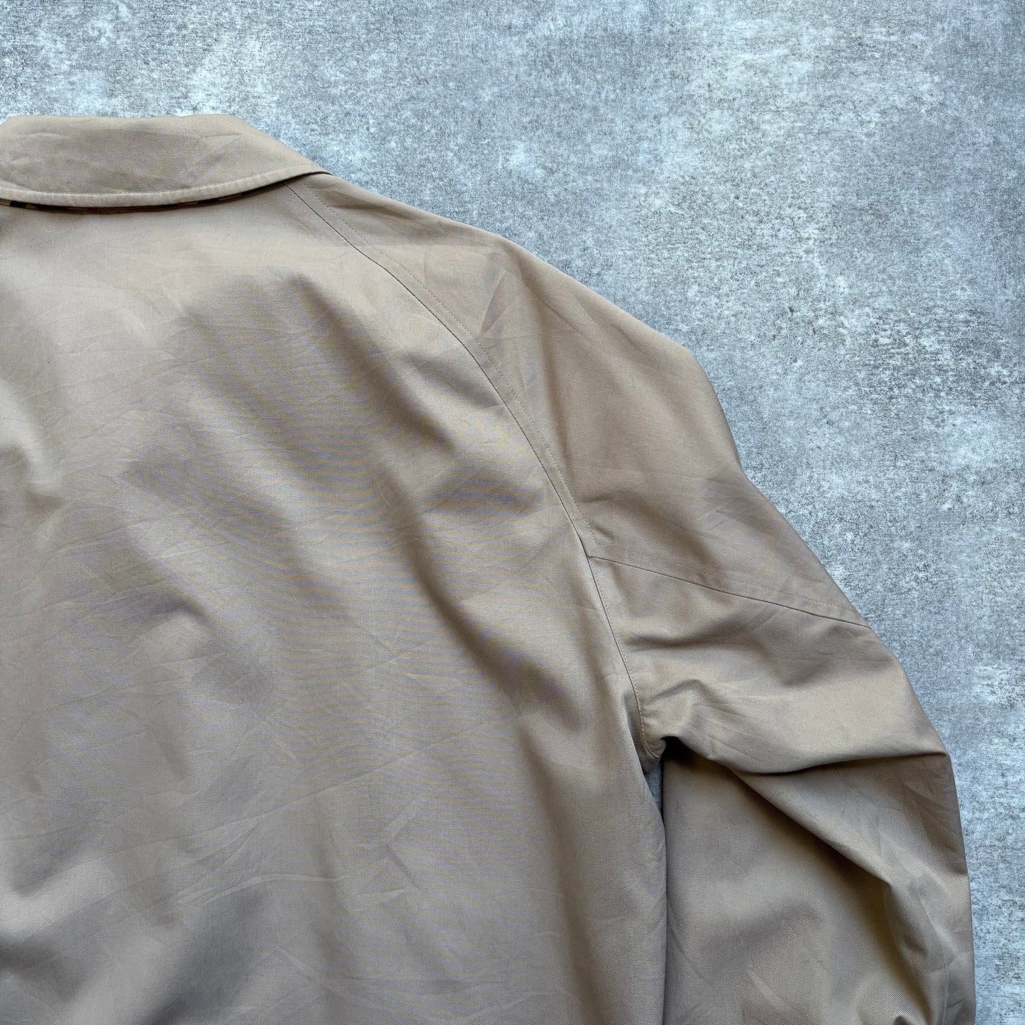 【1980's】Burberry's Beige Harrington Jacket