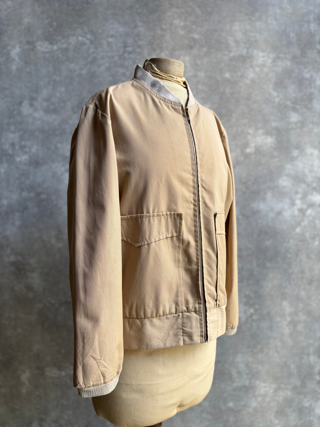 【~1980's】Vintage zip up sports blouson