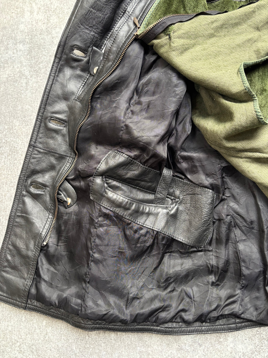 【1991】Vintage Leather German Police Jacket