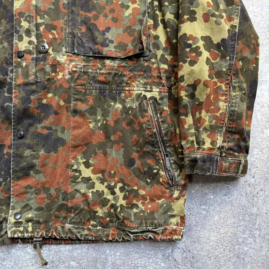 【~1990's】German Bundeswehr Flecktarn Camouflage Parka