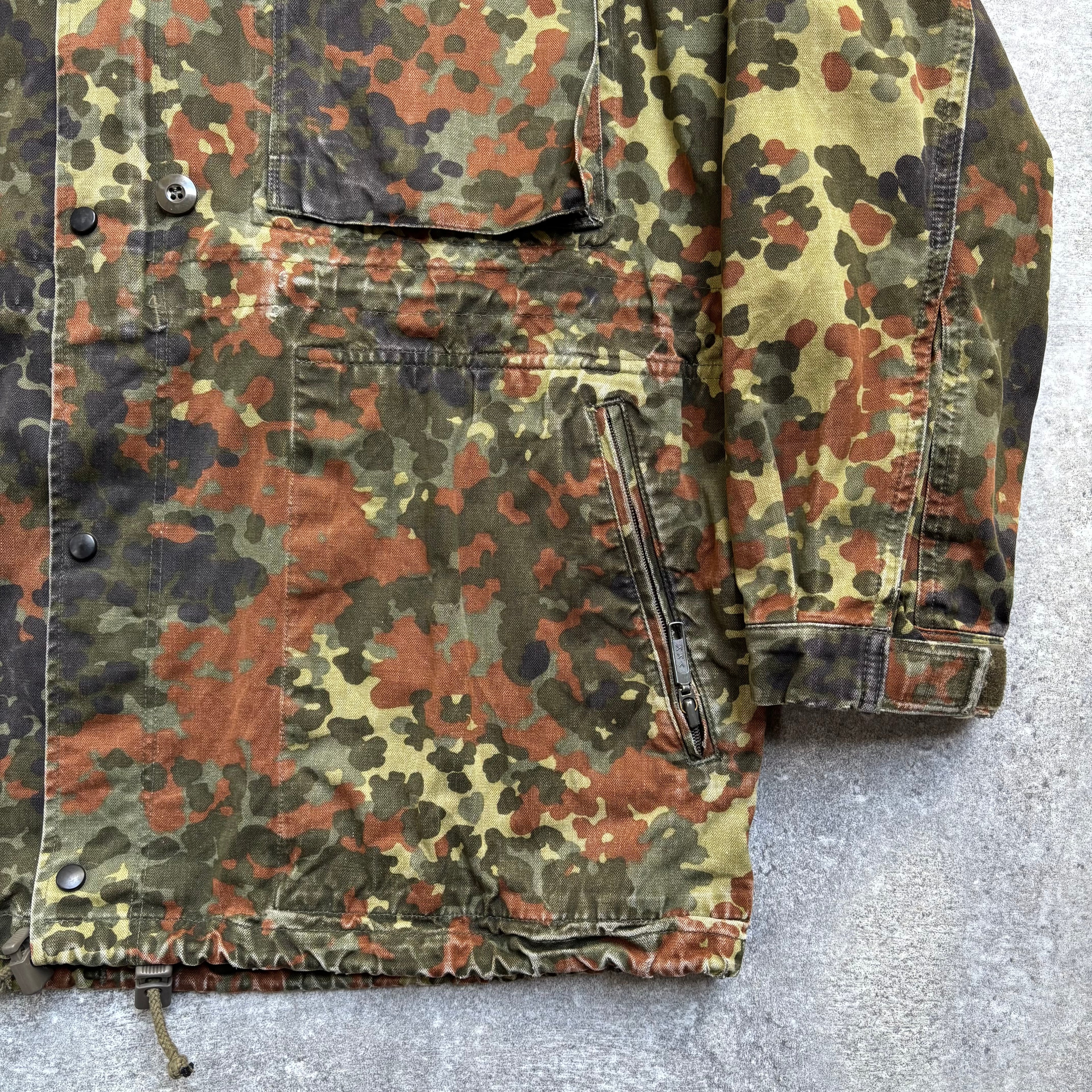 【~1990's】German Bundeswehr Flecktarn Camouflage Parka
