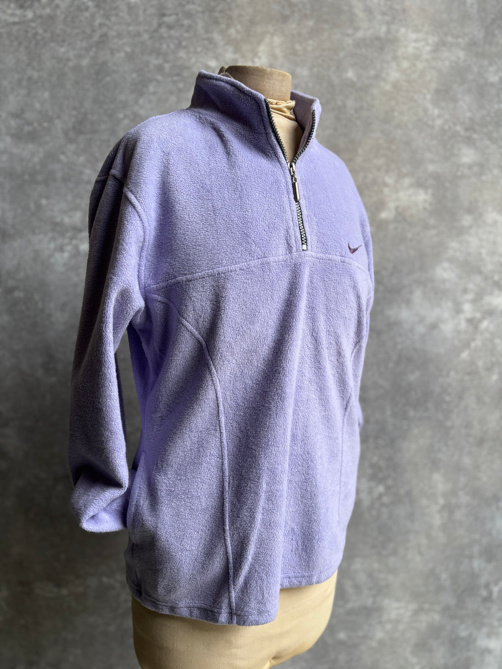 [1990's] Nike Purple Half Zip Fleece Pullover