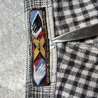 【1990's】Quiksilver Left Coast X-Culture Plaid Pants