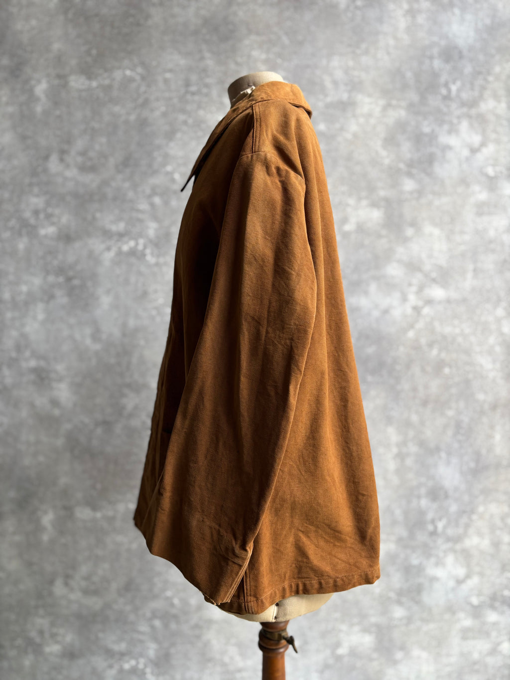 【~1980's】Vintage French Railway Brown Work Jacket