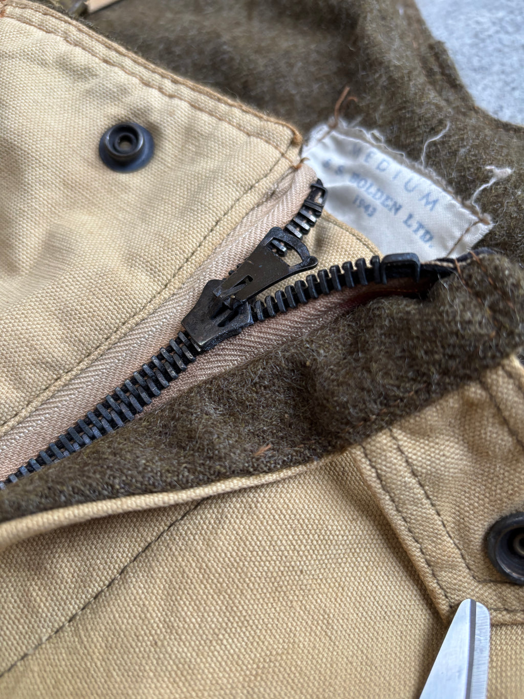 【1943】Canadian Military Wool-Lined Overalls by S.S. Holden Ltd