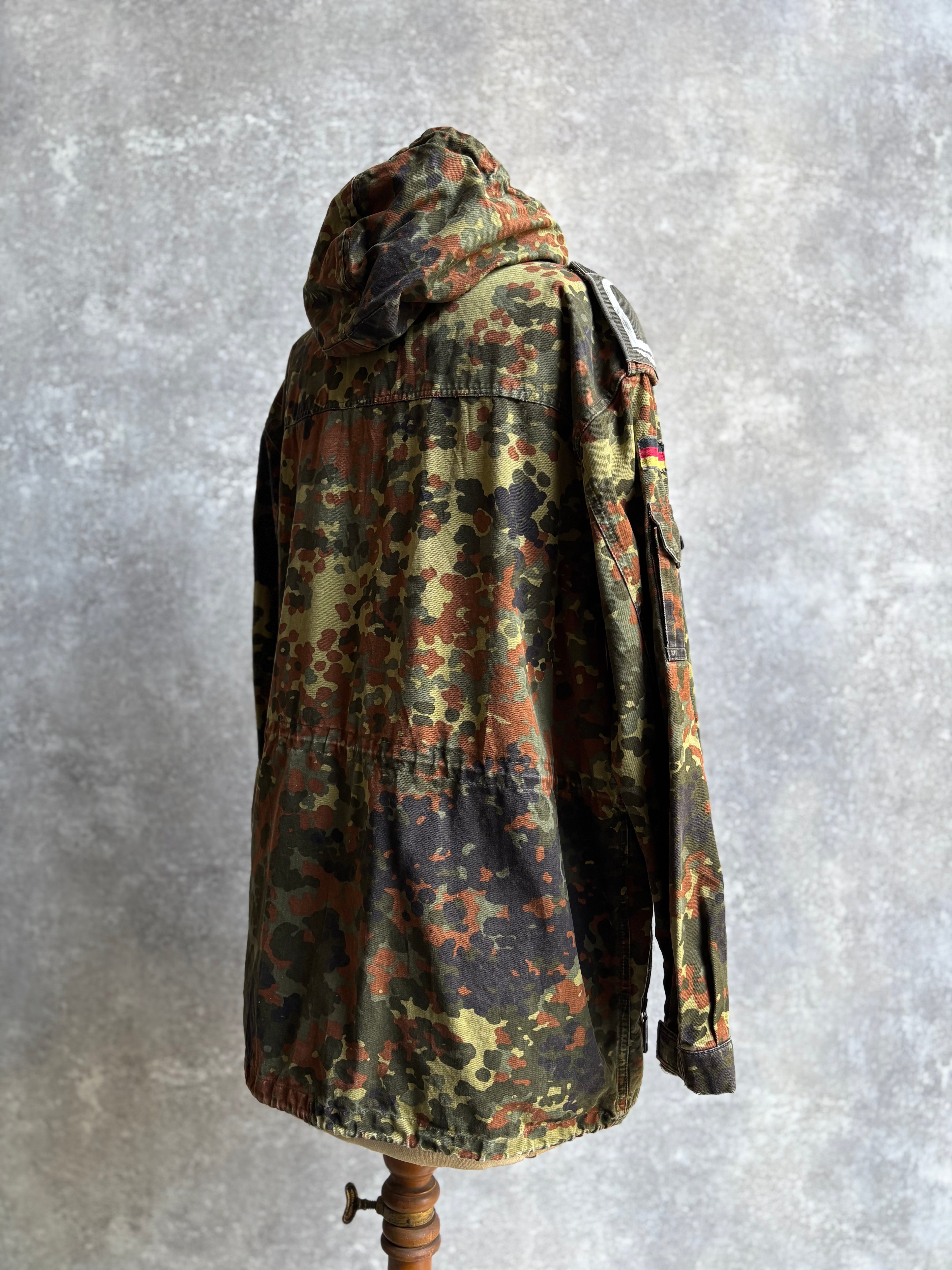 【~1990's】German Bundeswehr Flecktarn Camouflage Parka