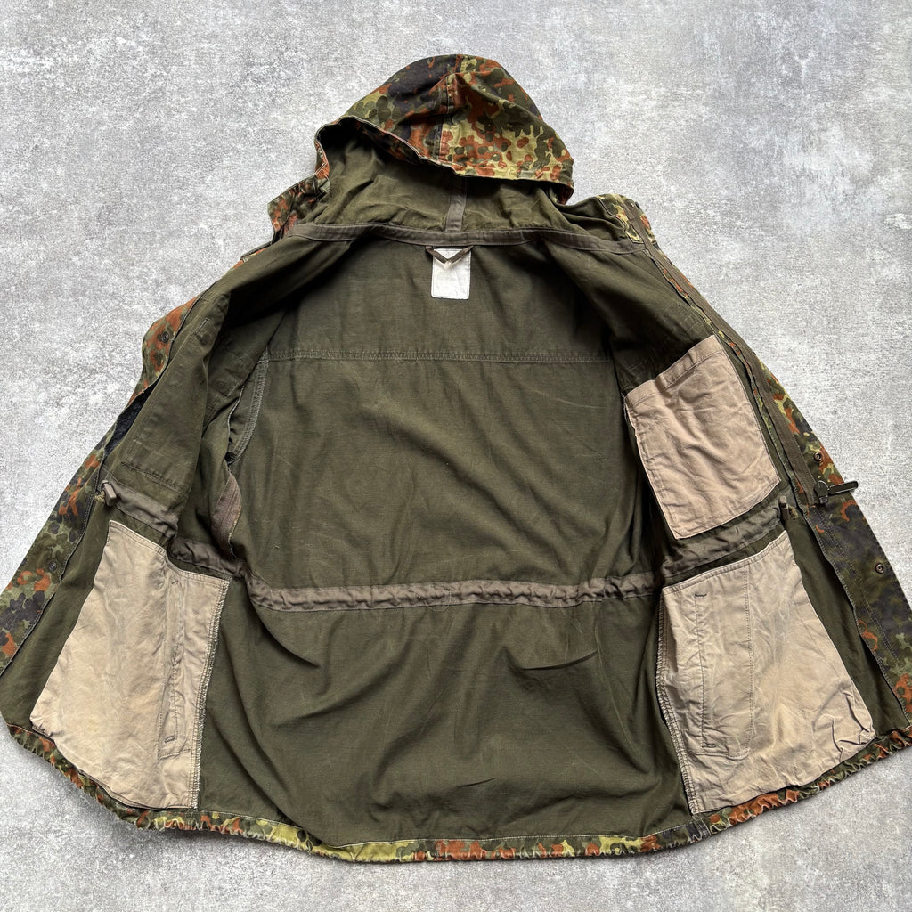 【~1990's】German Bundeswehr Flecktarn Camouflage Parka