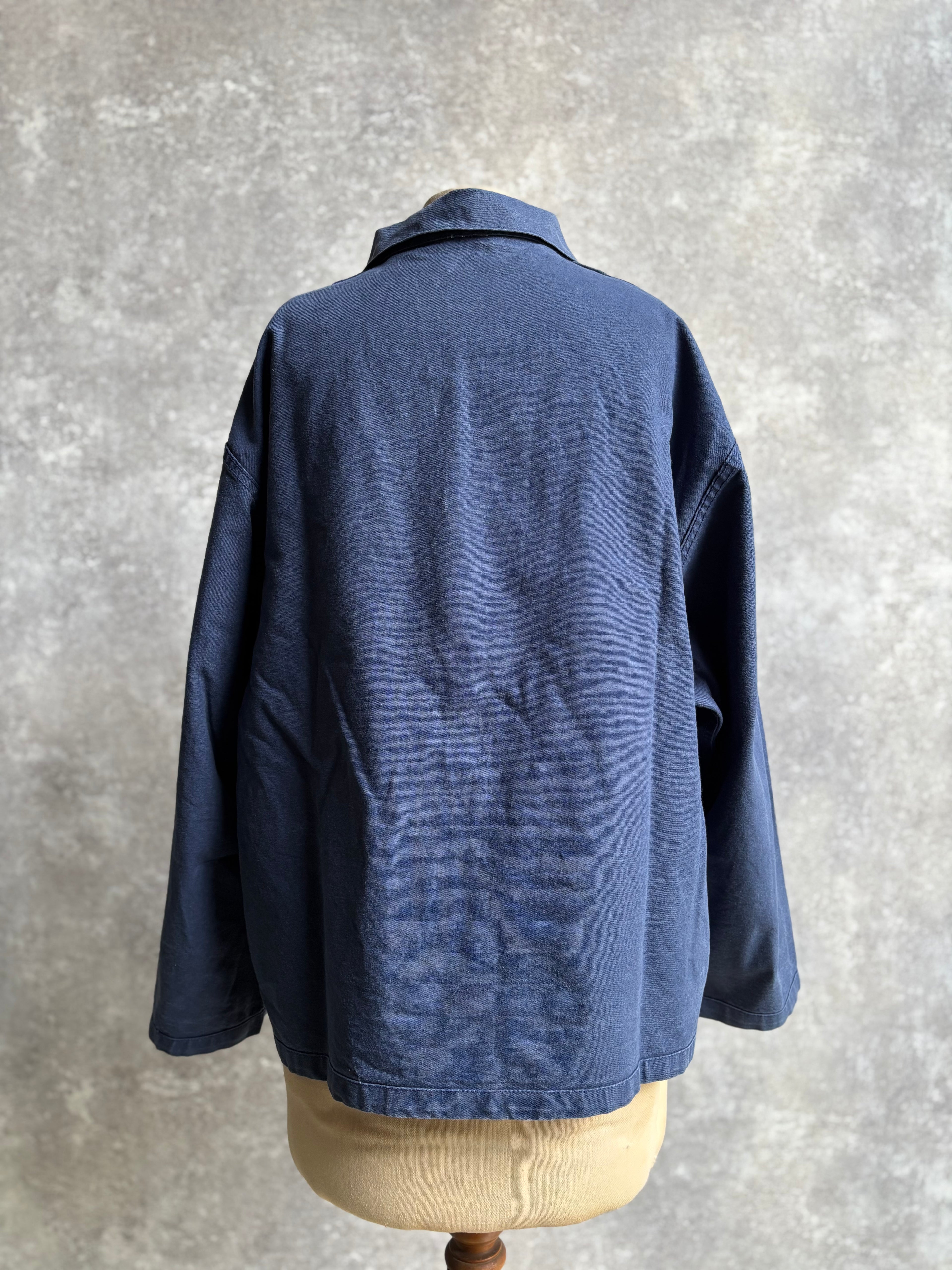 [1980's] Ababord Breton Fisherman Smock