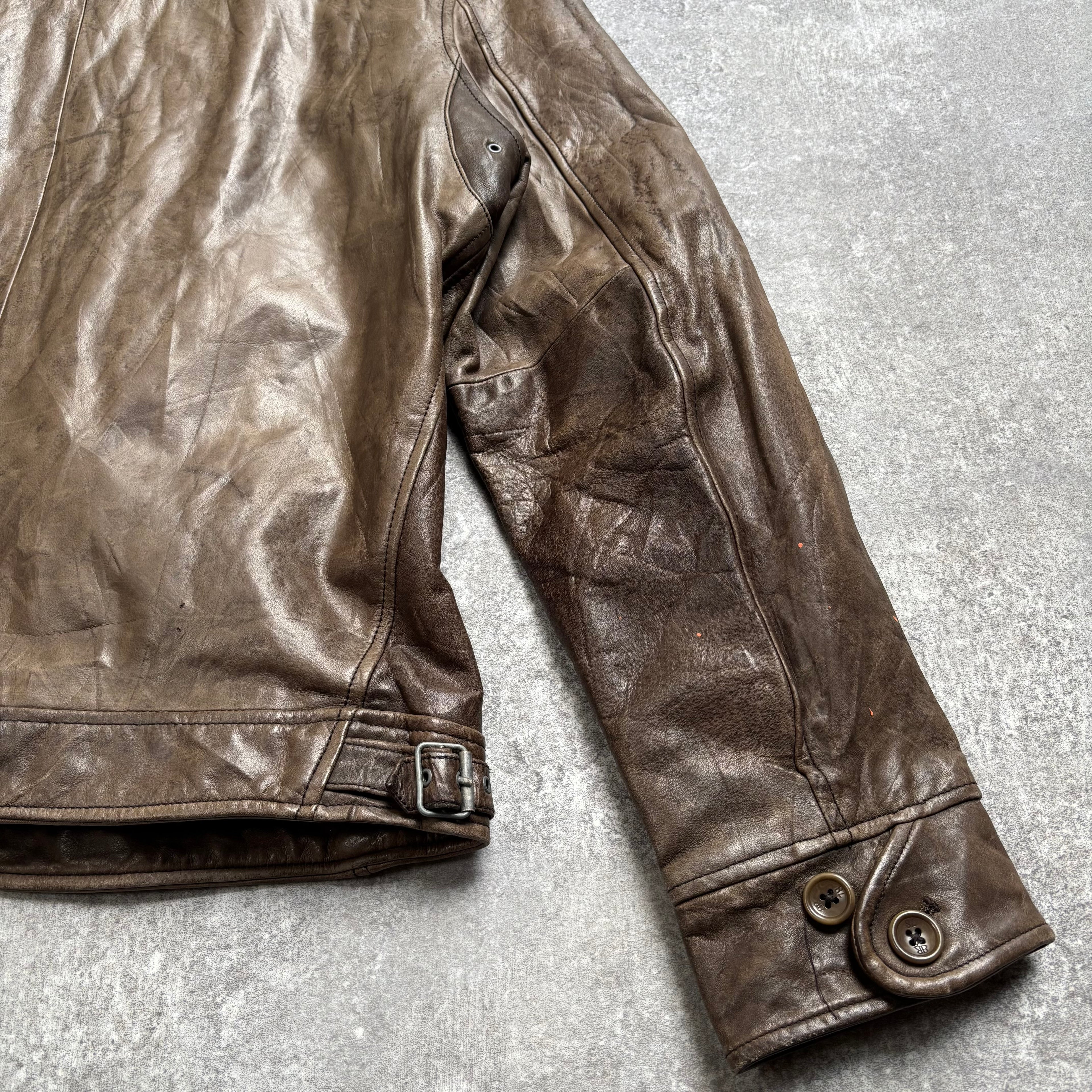 【1990's】Banana Republic Brown Leather Jacket
