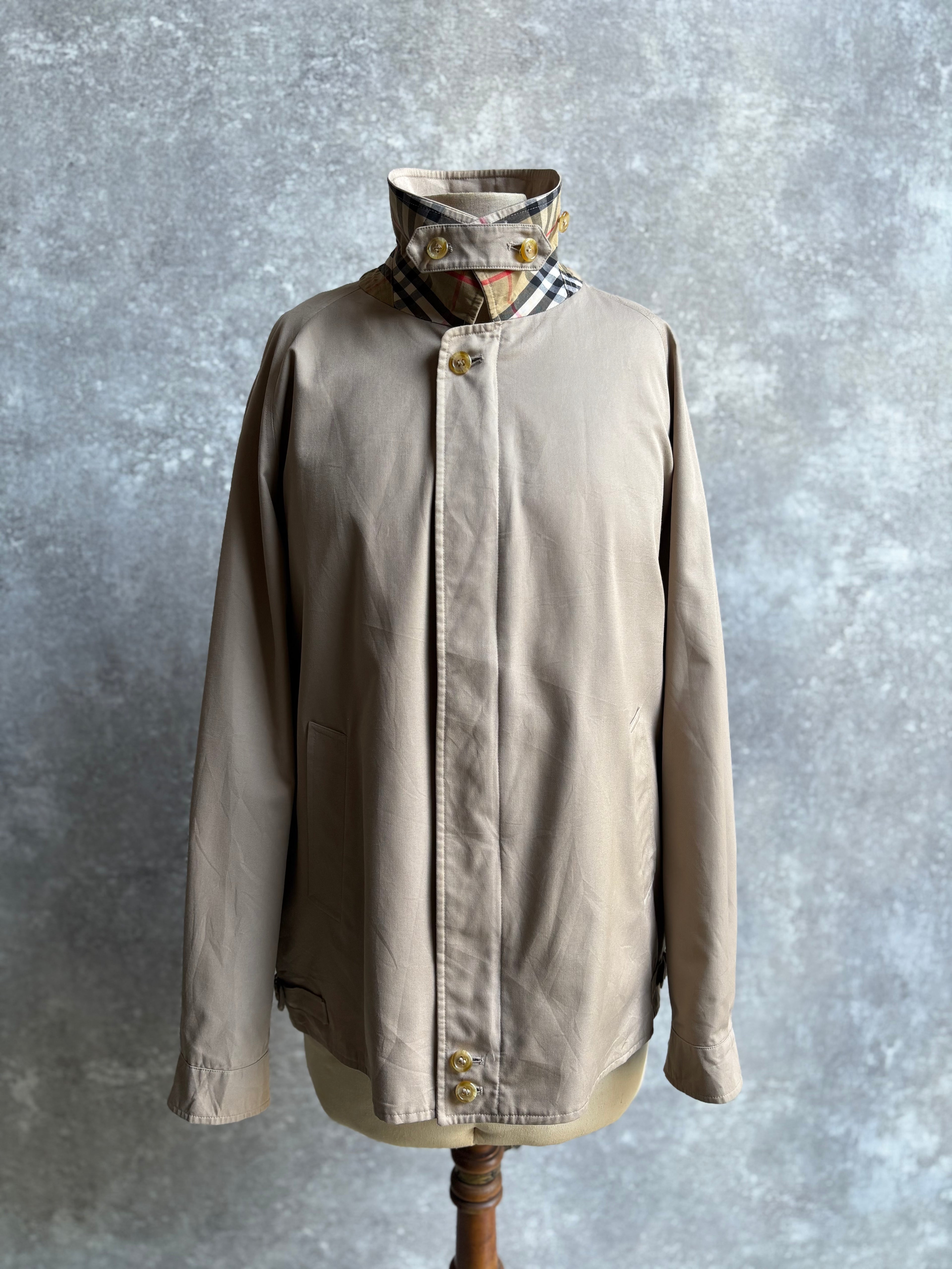 【1980's】Burberry's Beige Harrington Jacket