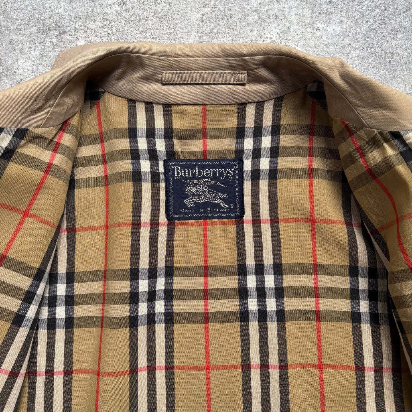 【1980's】Burberry's Beige Harrington Jacket