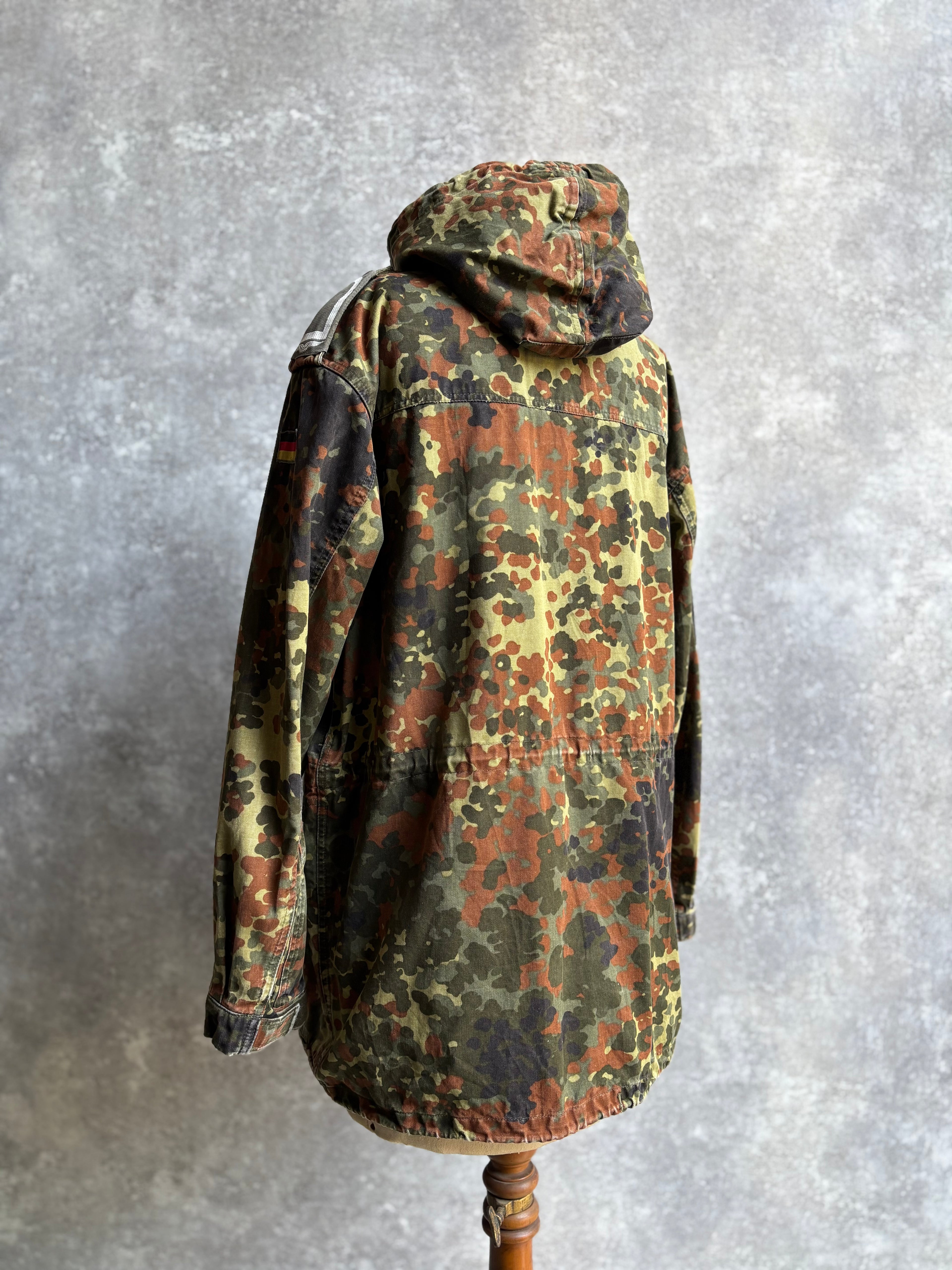 【~1990's】German Bundeswehr Flecktarn Camouflage Parka