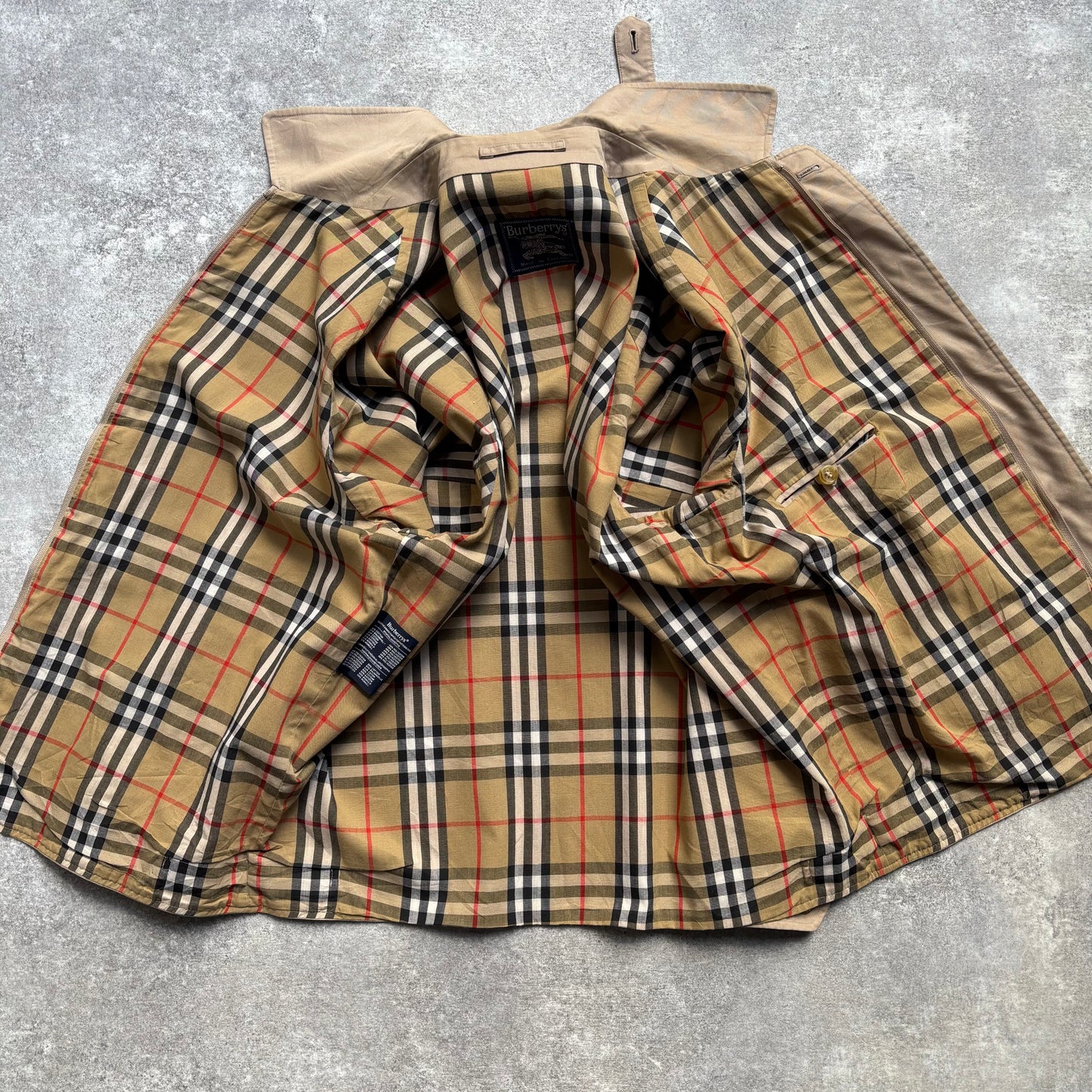 【1980's】Burberry's Beige Harrington Jacket