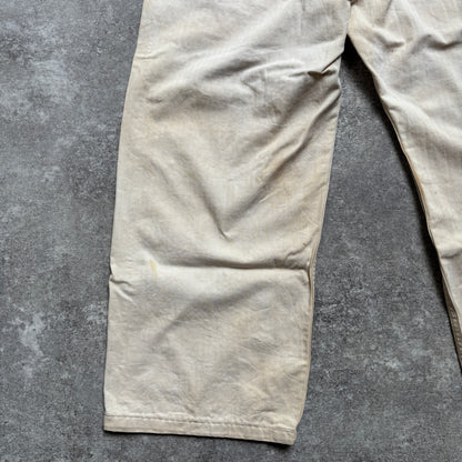 【1940's】Aviation Service Inc. White Coveralls 月桂樹ボタン