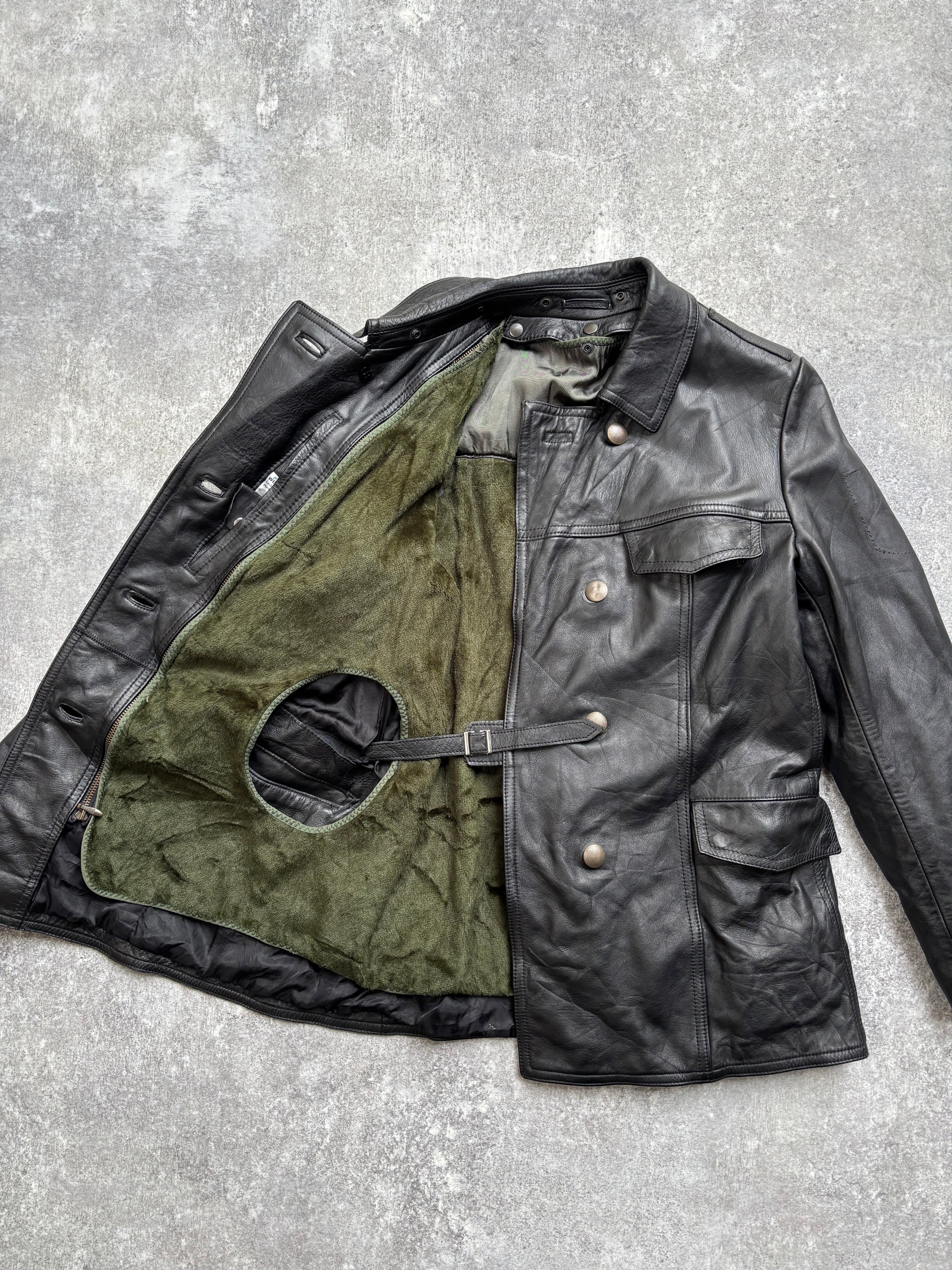 【1991】Vintage Leather German Police Jacket