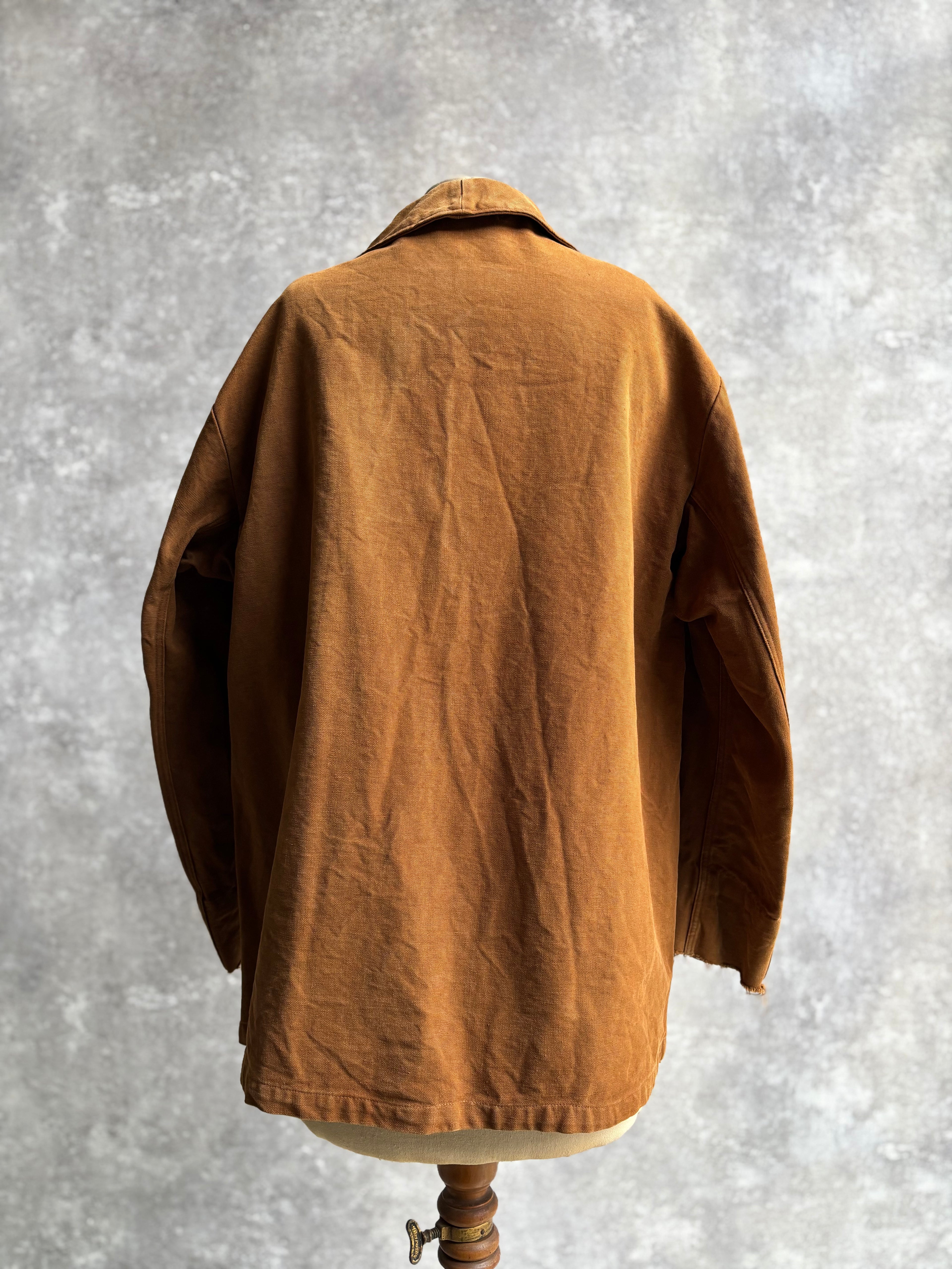 【~1980's】Vintage French Railway Brown Work Jacket