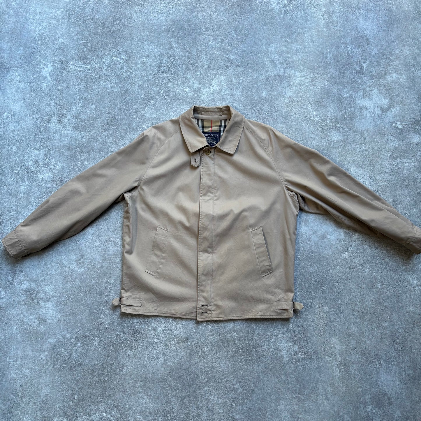 【1980's】Burberry's Beige Harrington Jacket