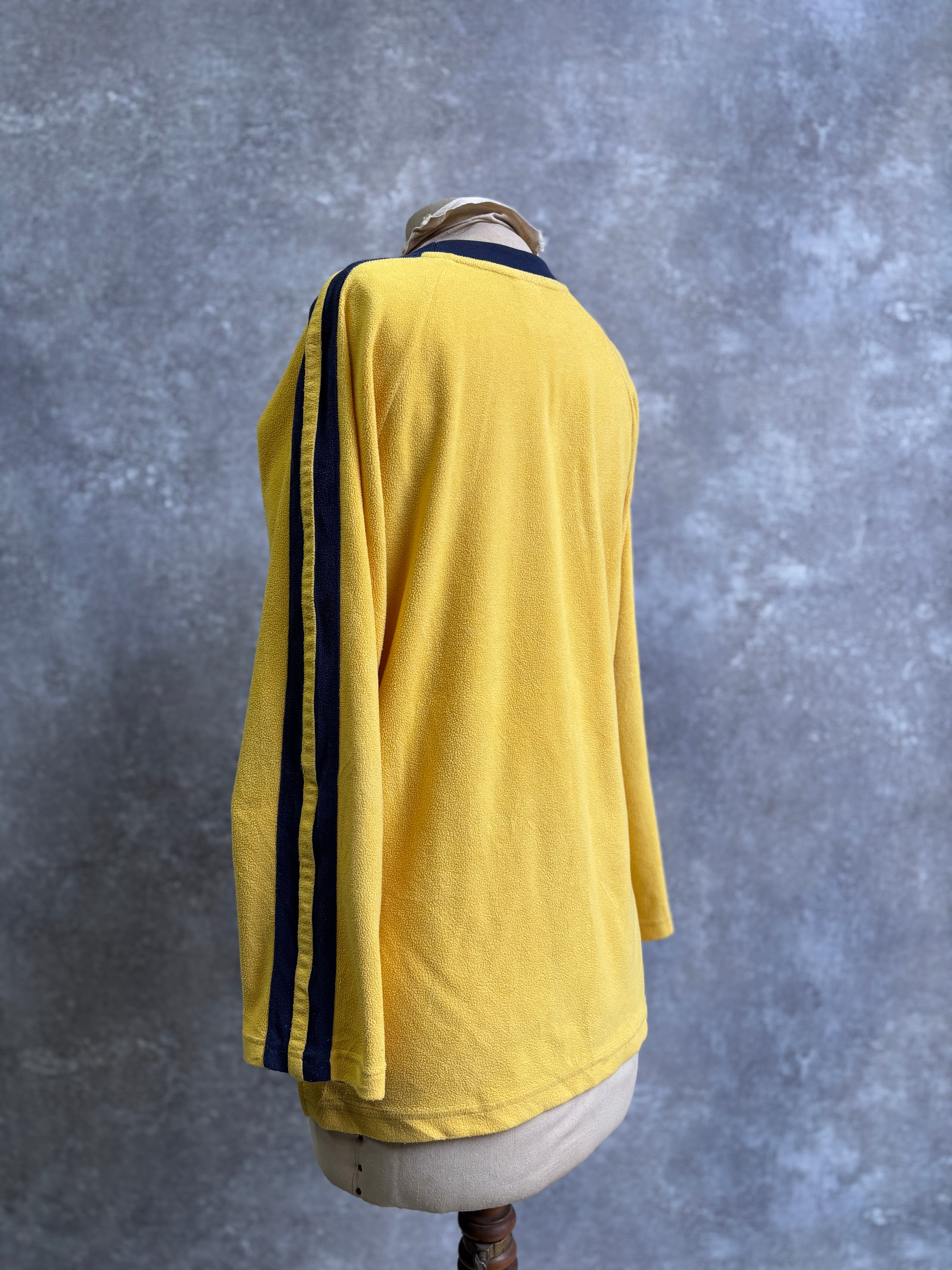 【1990’s】Tommy Hilfiger Yellow Fleece Long Sleeve