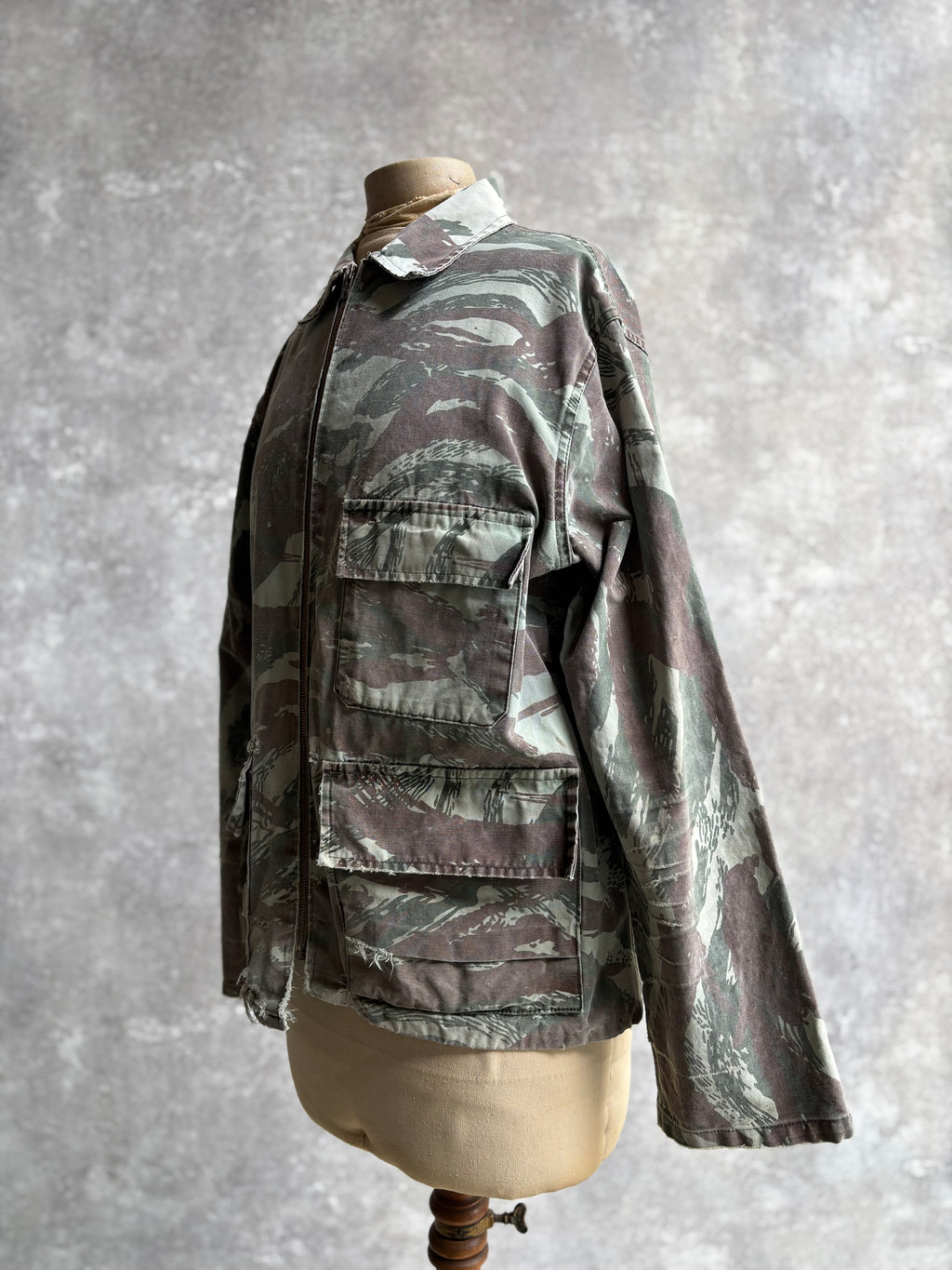 【~1970's】Vintage Lizard Camouflage Hunting Jacket『リザードカモフラージュ』