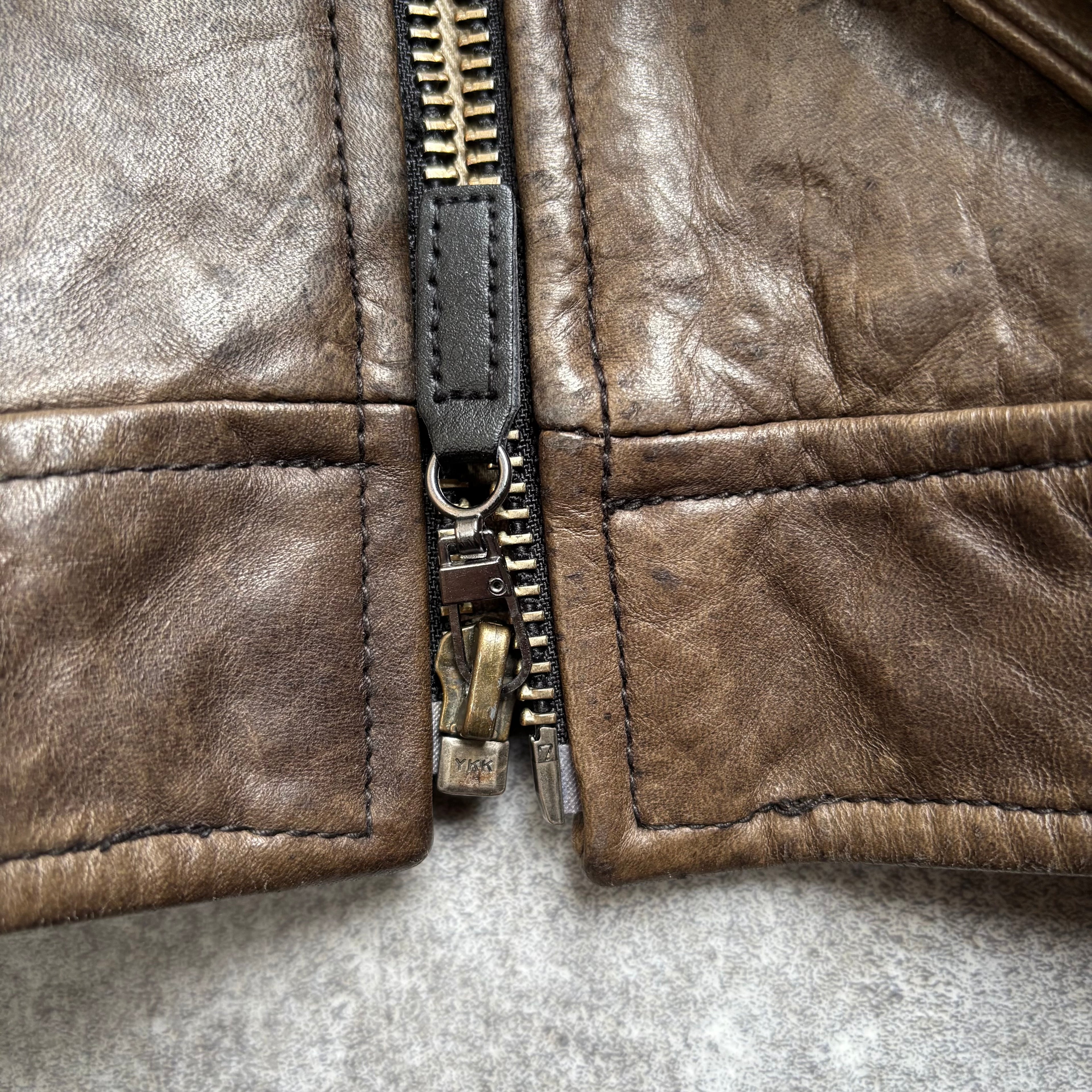 【1990's】Banana Republic Brown Leather Jacket