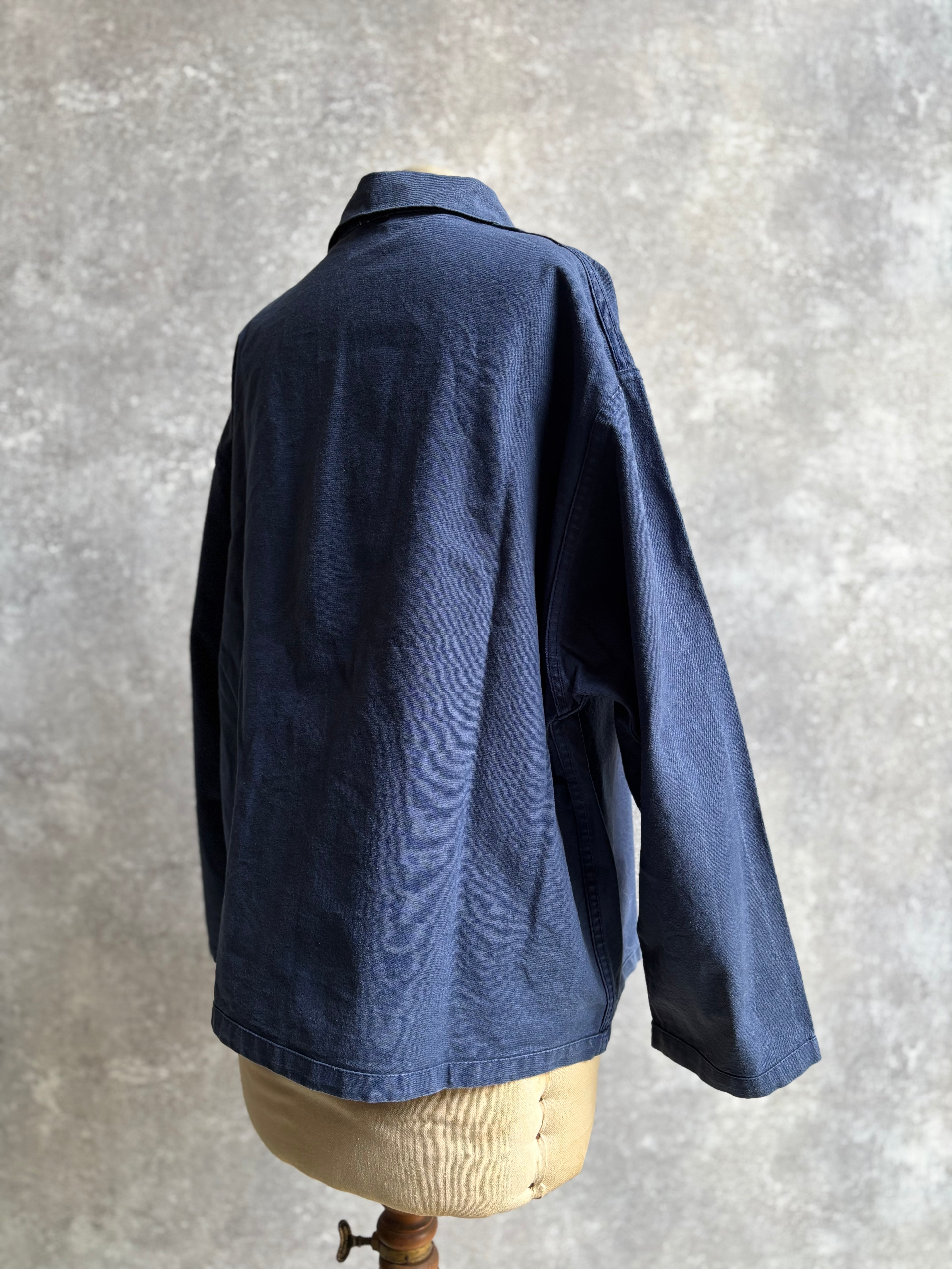[1980's] Ababord Breton Fisherman Smock