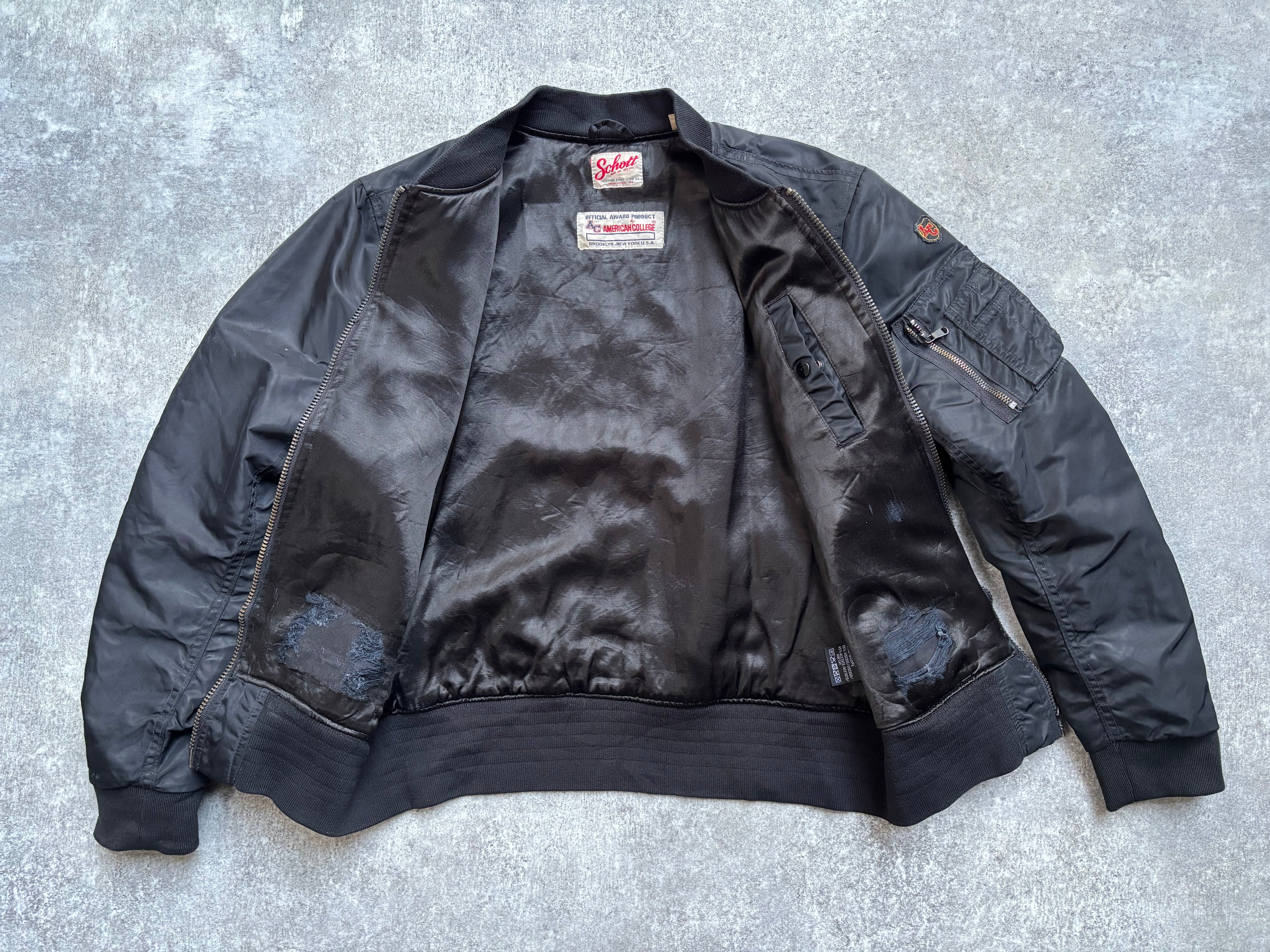【1990's】Schott MA-1 Bomber Jacket
