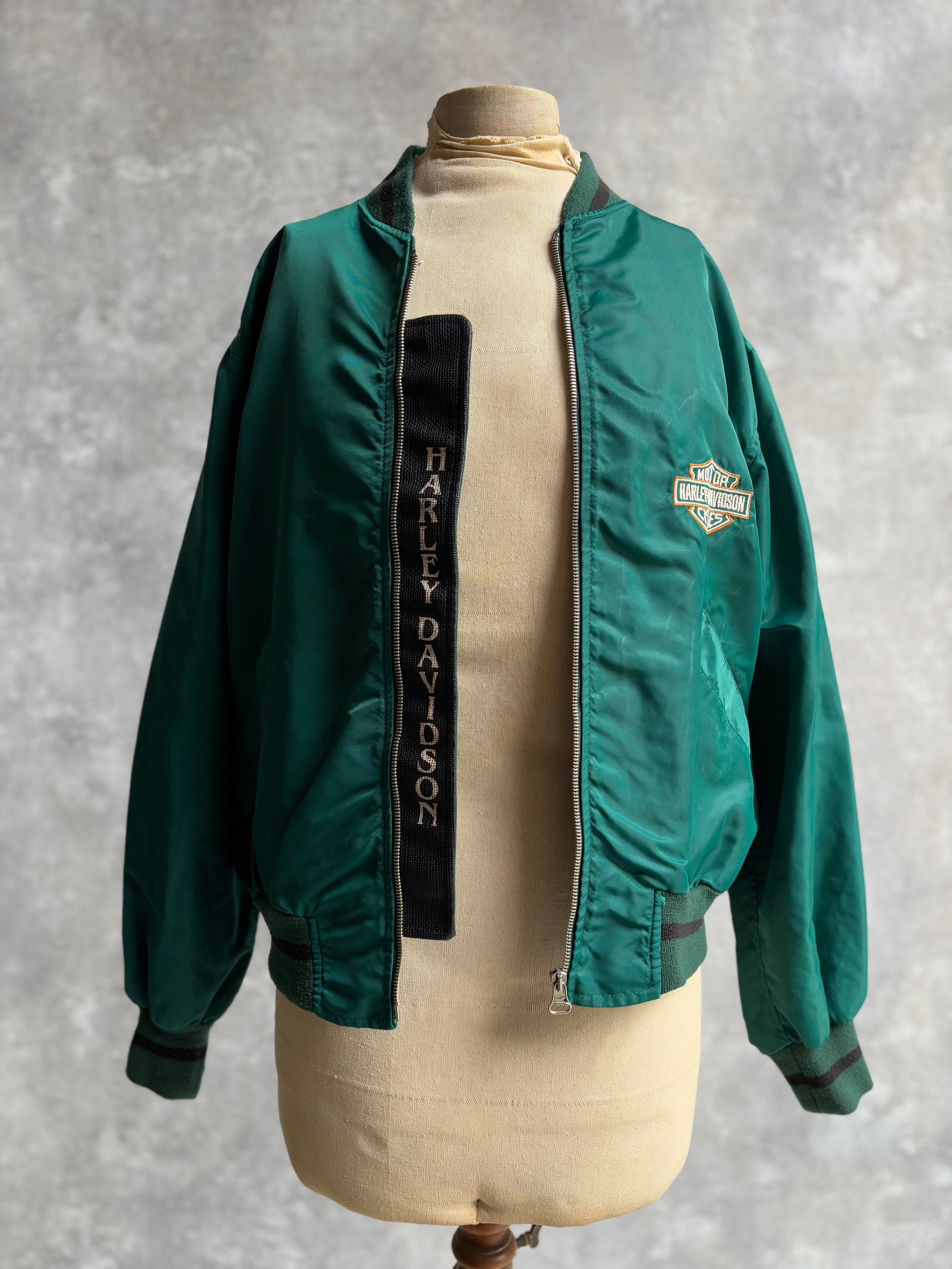 【~1990's】Vintage Harley Davidson Nylon Jacket『ハーレーダビッドソン』