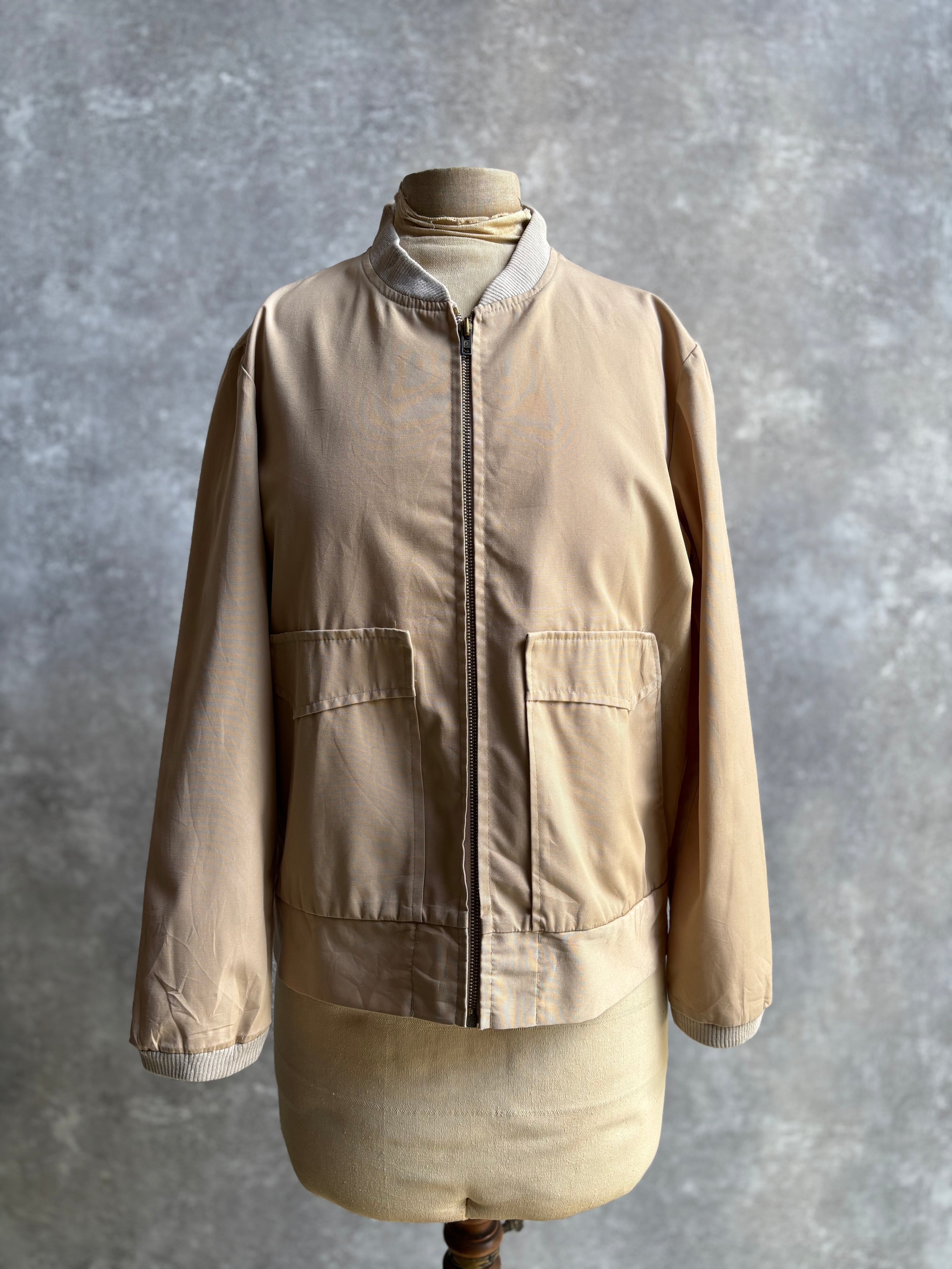 【~1980's】Vintage zip up sports blouson