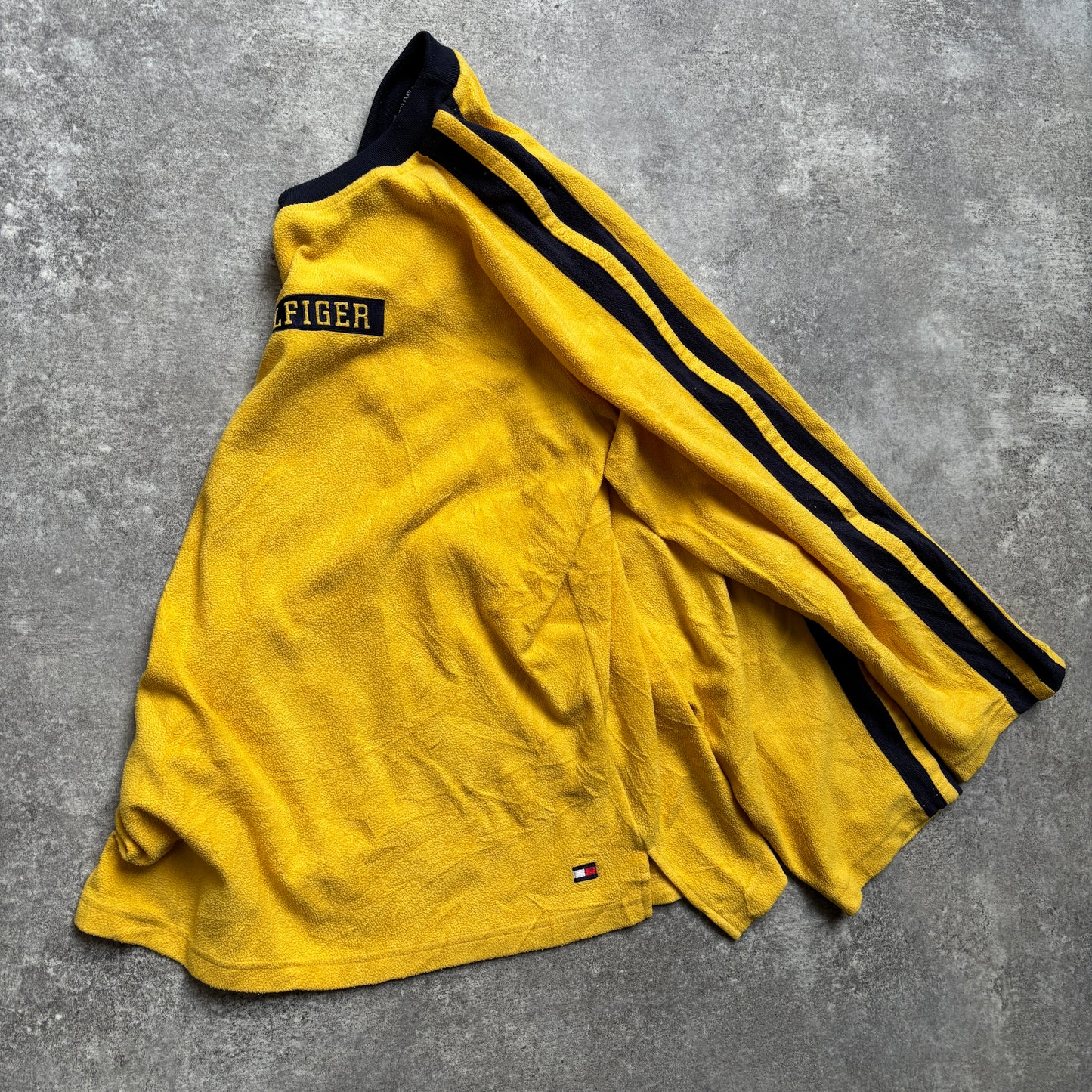 【1990’s】Tommy Hilfiger Yellow Fleece Long Sleeve