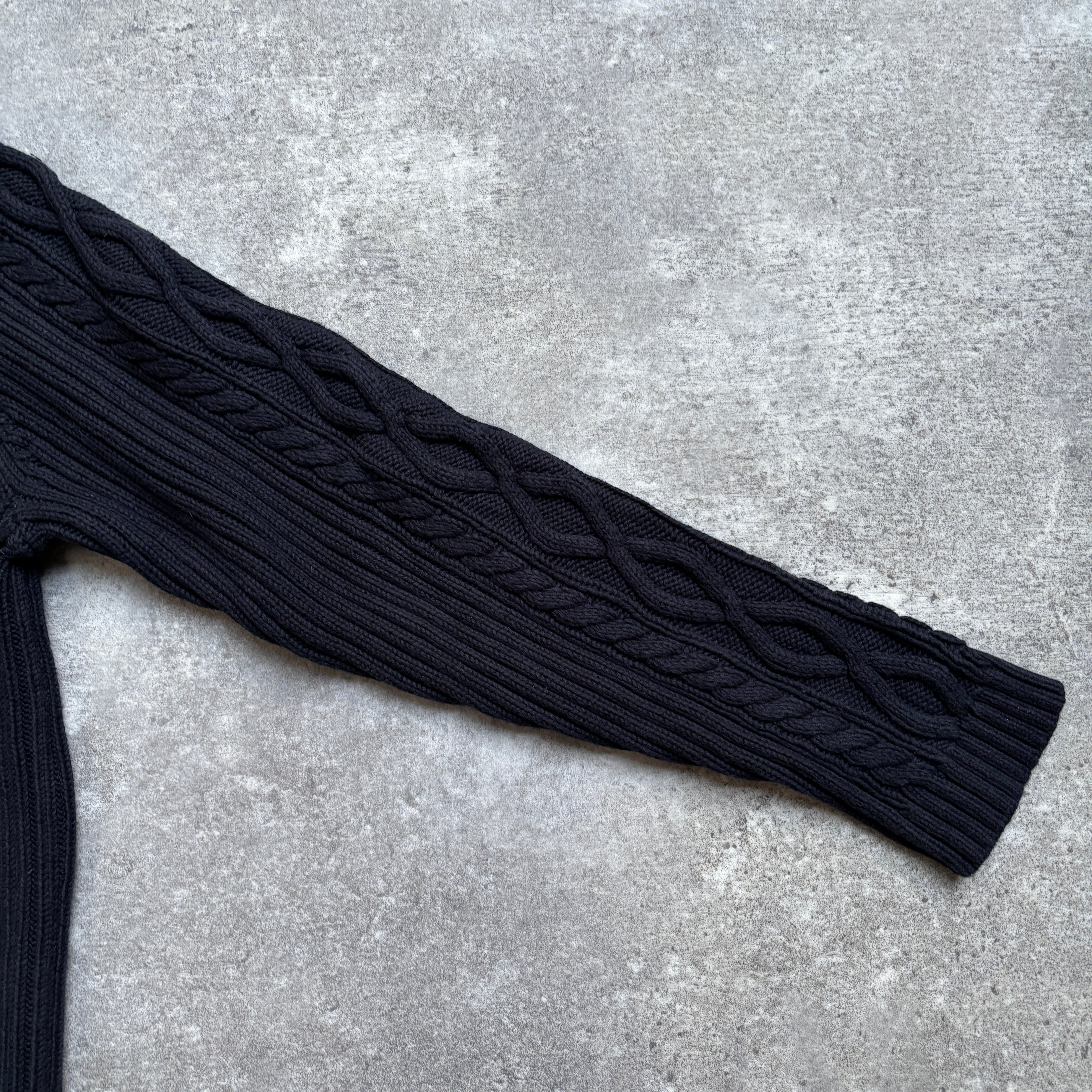 [1990's] Chaps Cable Knit Mock Neck Sweater