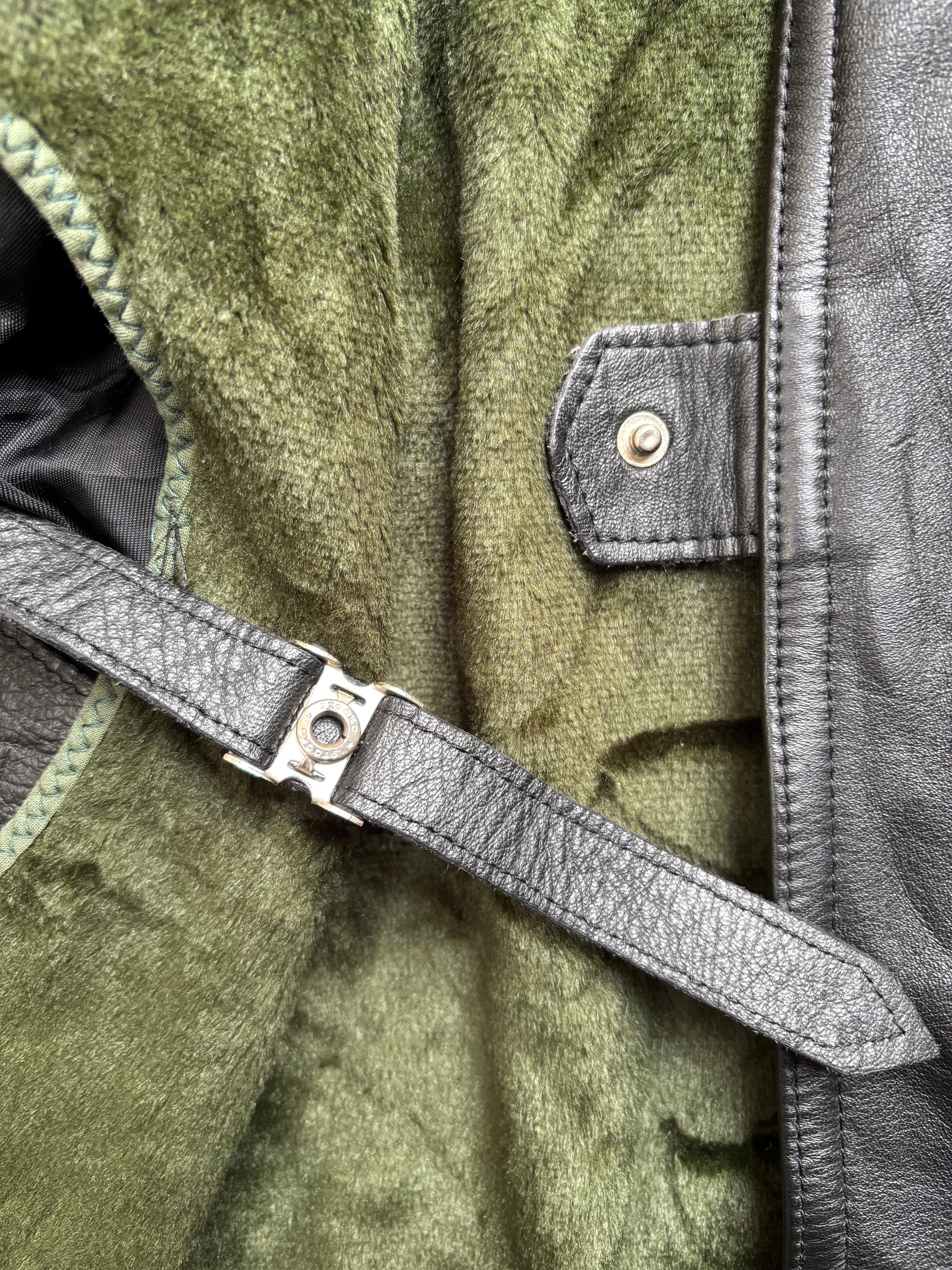 【1991】Vintage Leather German Police Jacket