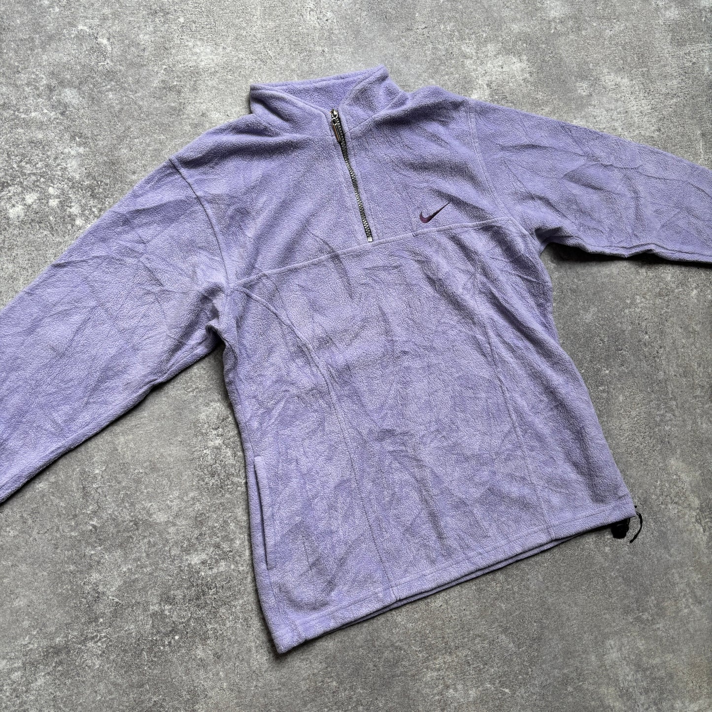 【1990's】Nike Purple Half Zip Fleece Pullover