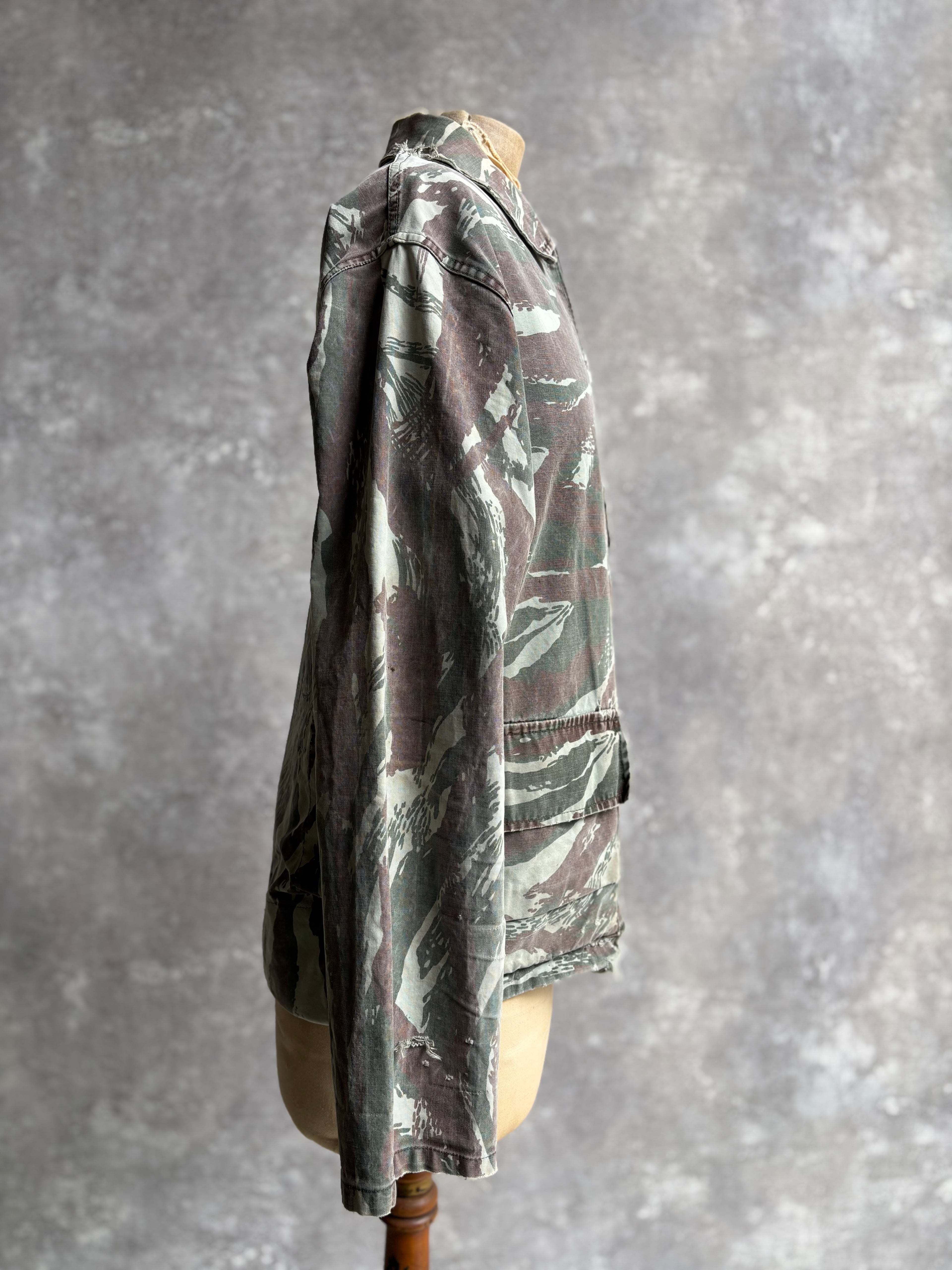 【~1970's】Vintage Lizard Camouflage Hunting Jacket『リザードカモフラージュ』