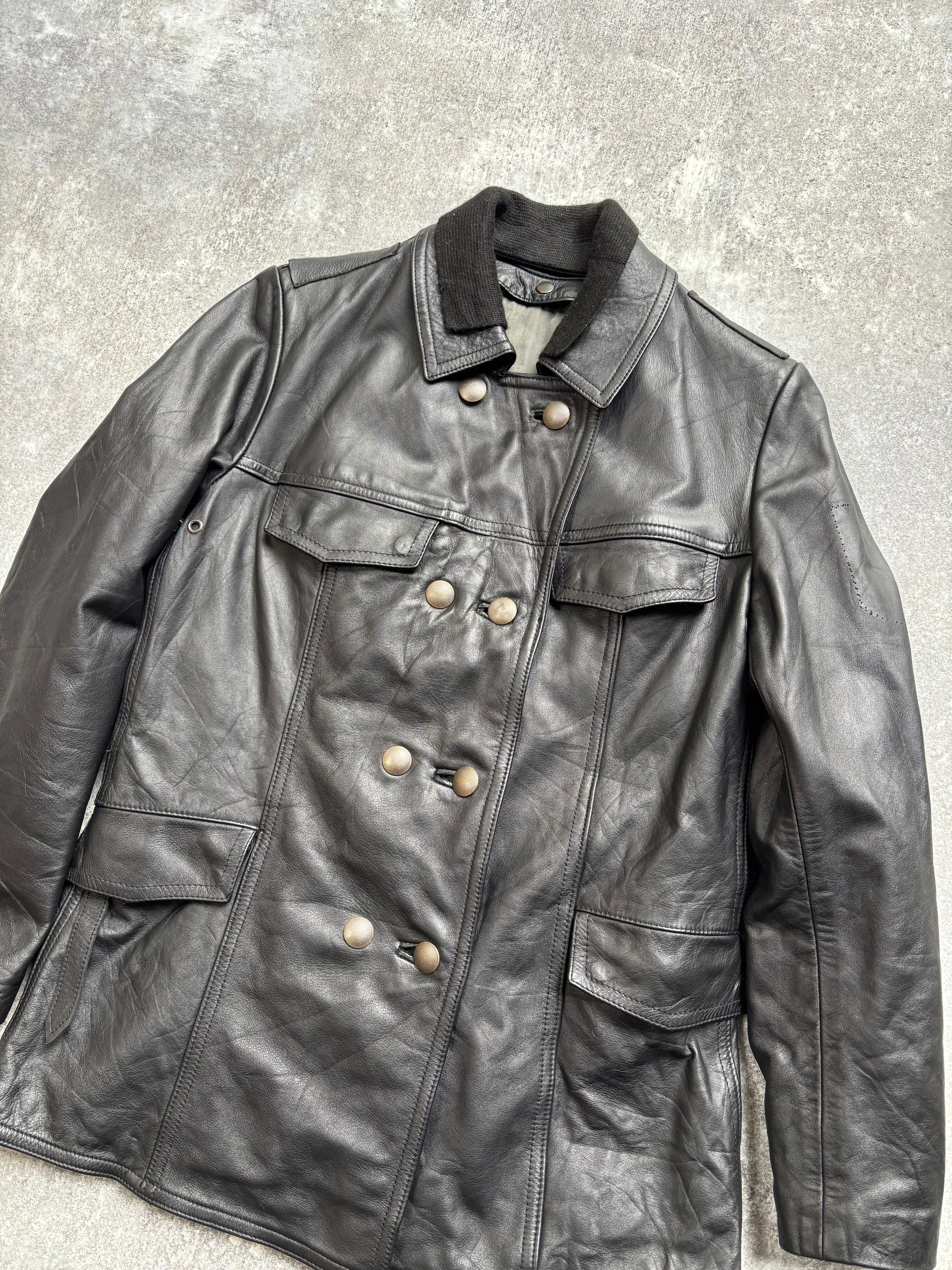 【1991】Vintage Leather German Police Jacket